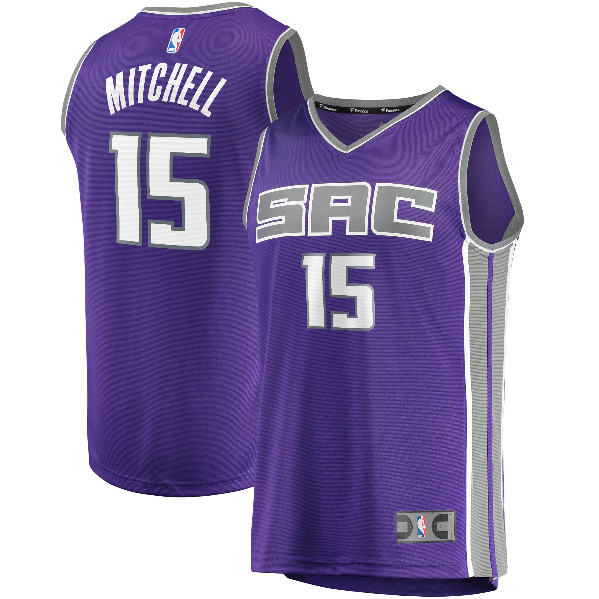 Davion Mitchell Sacramento Kings  Youth Fast Break Player Jersey - Icon Edition - Purple
