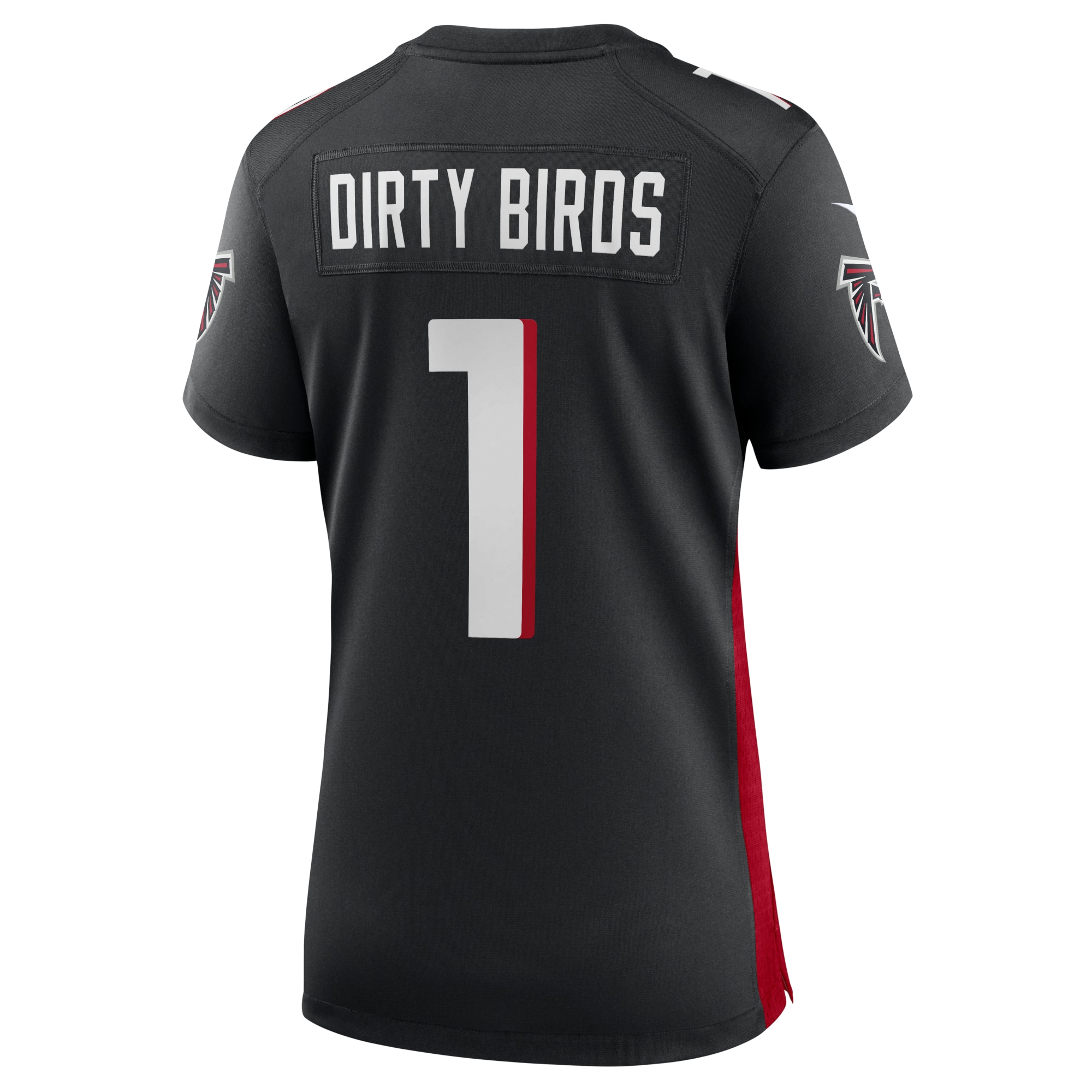 Dirty Birds Atlanta Falcons  Women's Game Jersey - Black