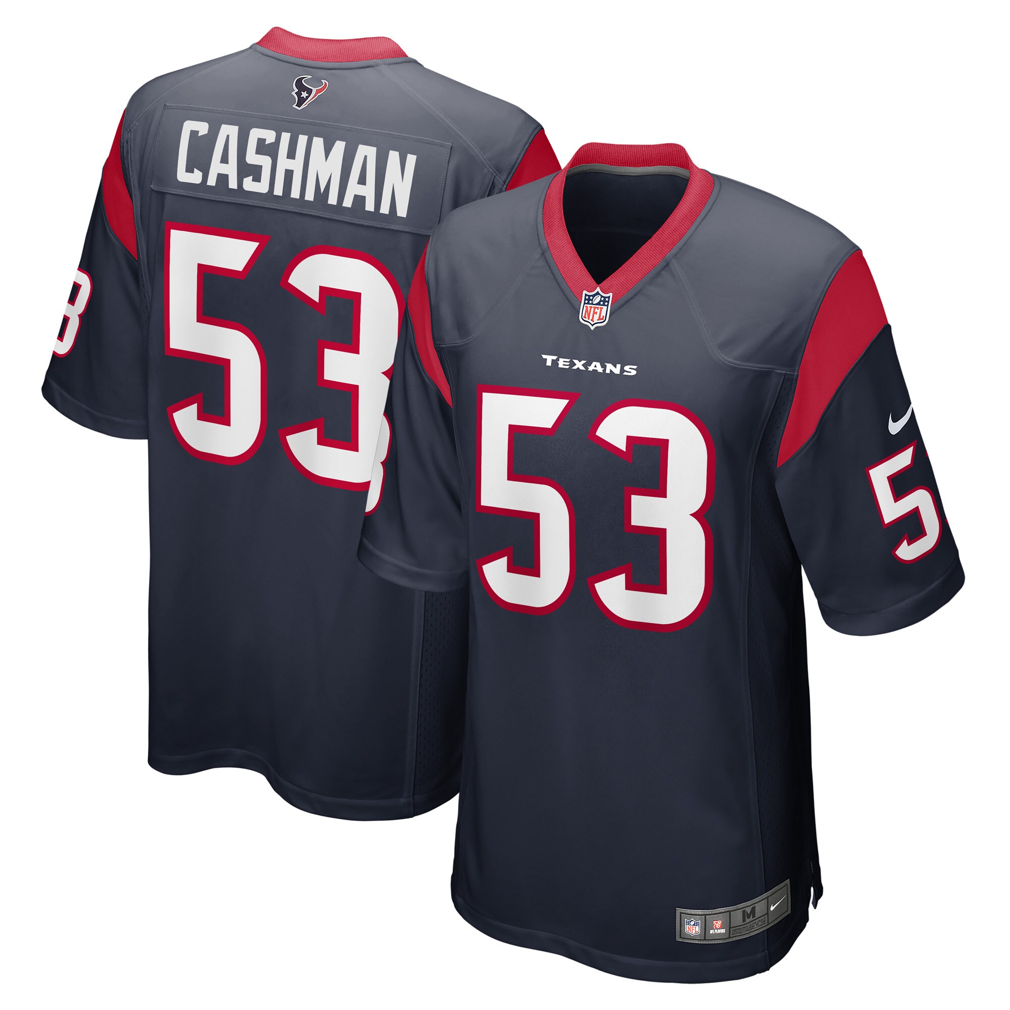 Blake Cashman Houston Texans  Game Player Jersey - Navy