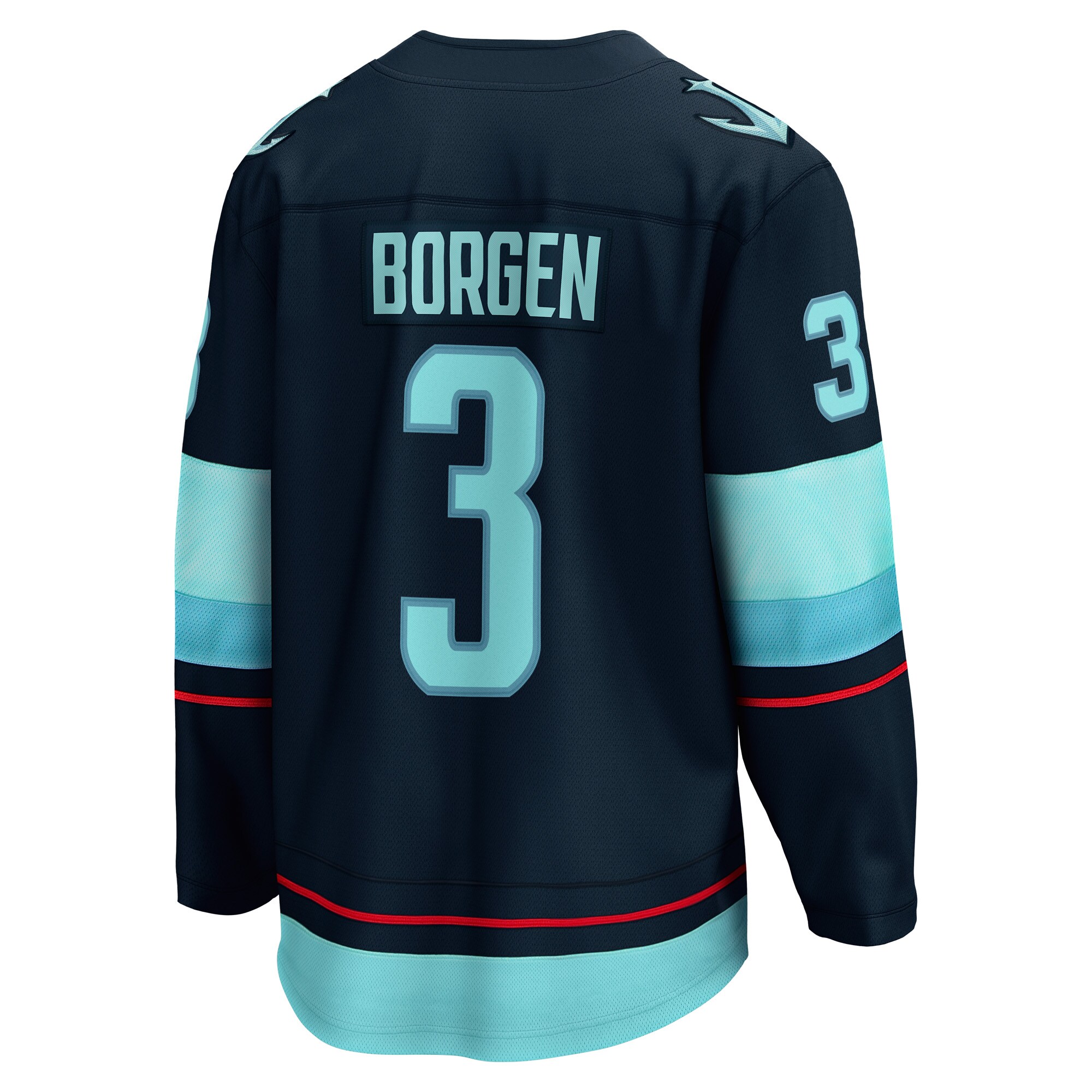 Will Borgen Seattle Kraken Home Breakaway Player Jersey - Deep Sea Blue