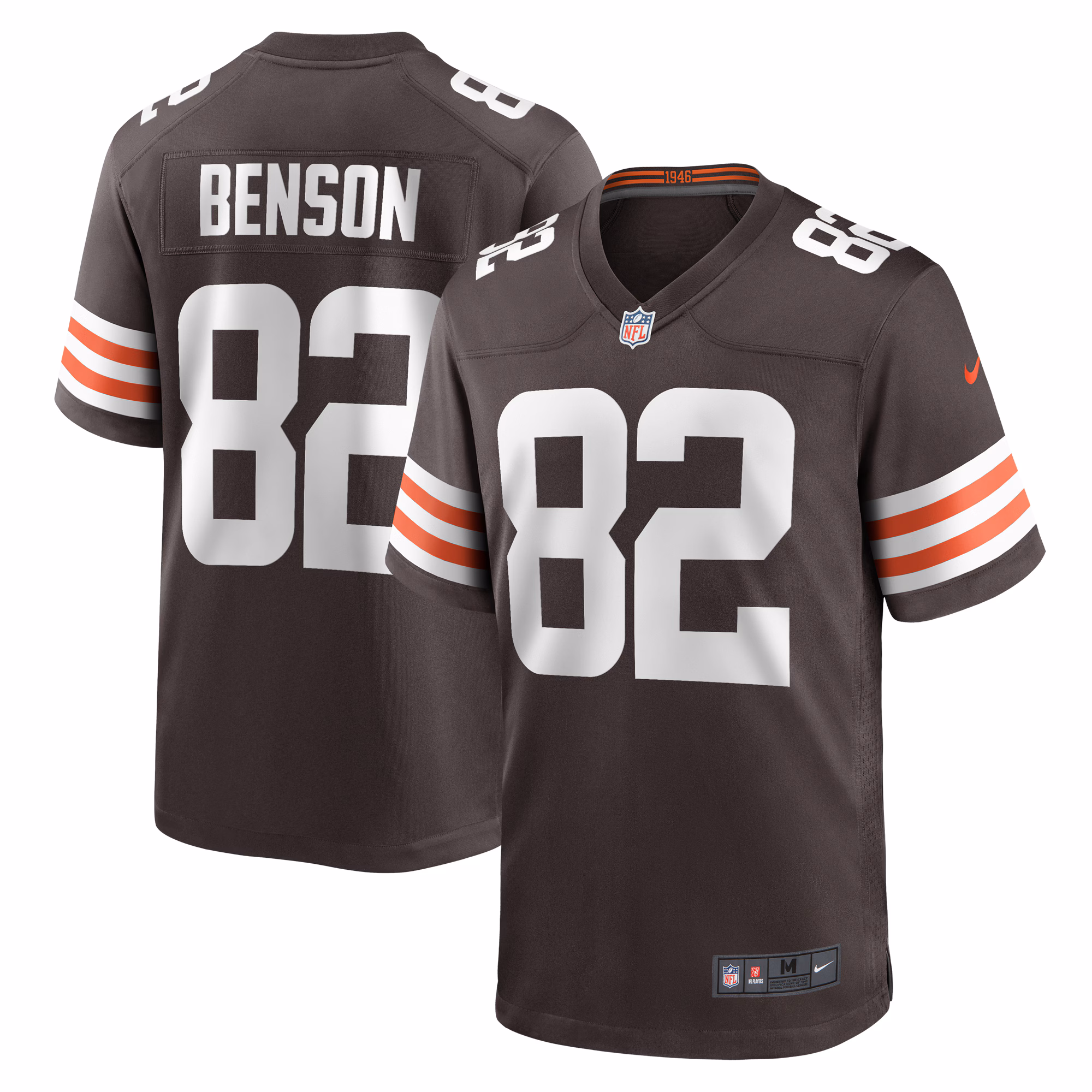 Trinity Benson Cleveland Browns Team Game Jersey -  Brown