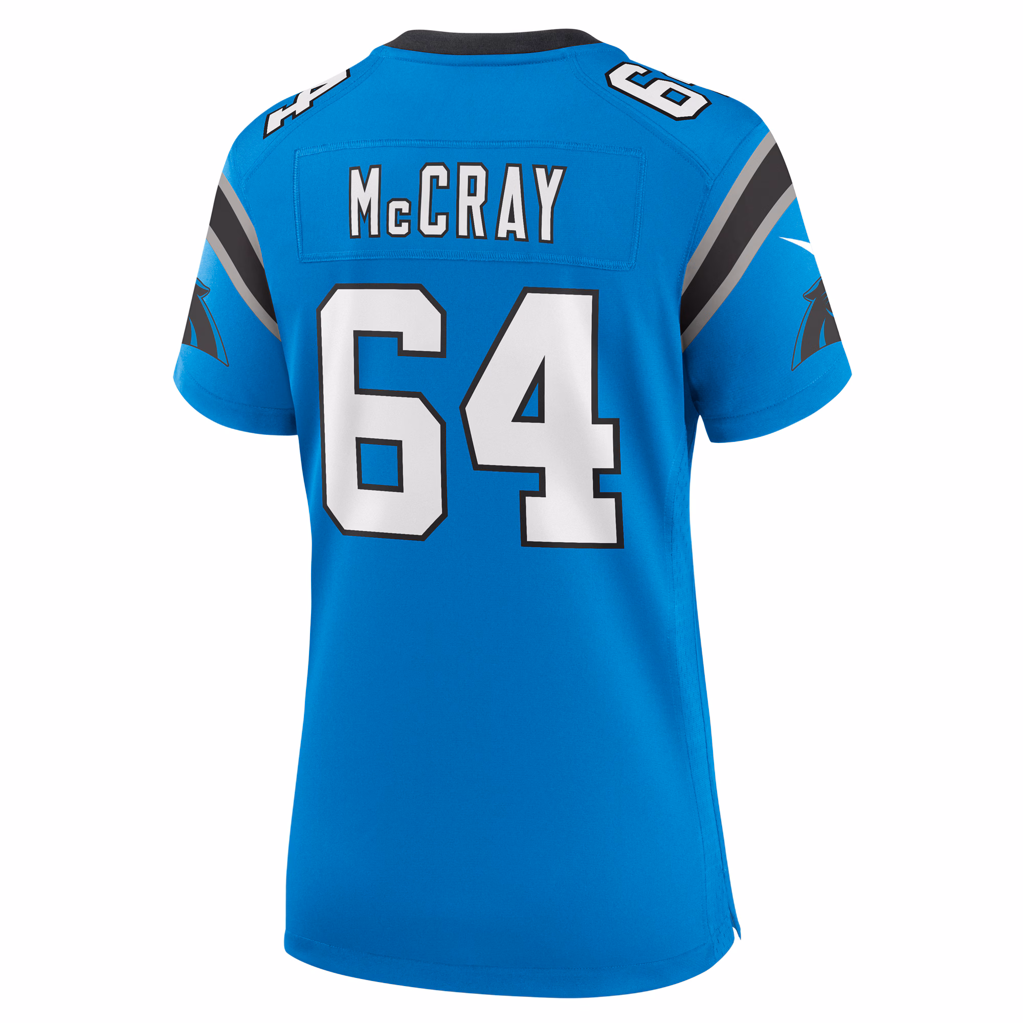 Justin McCray Carolina Panthers Women's Team Game Jersey - Black