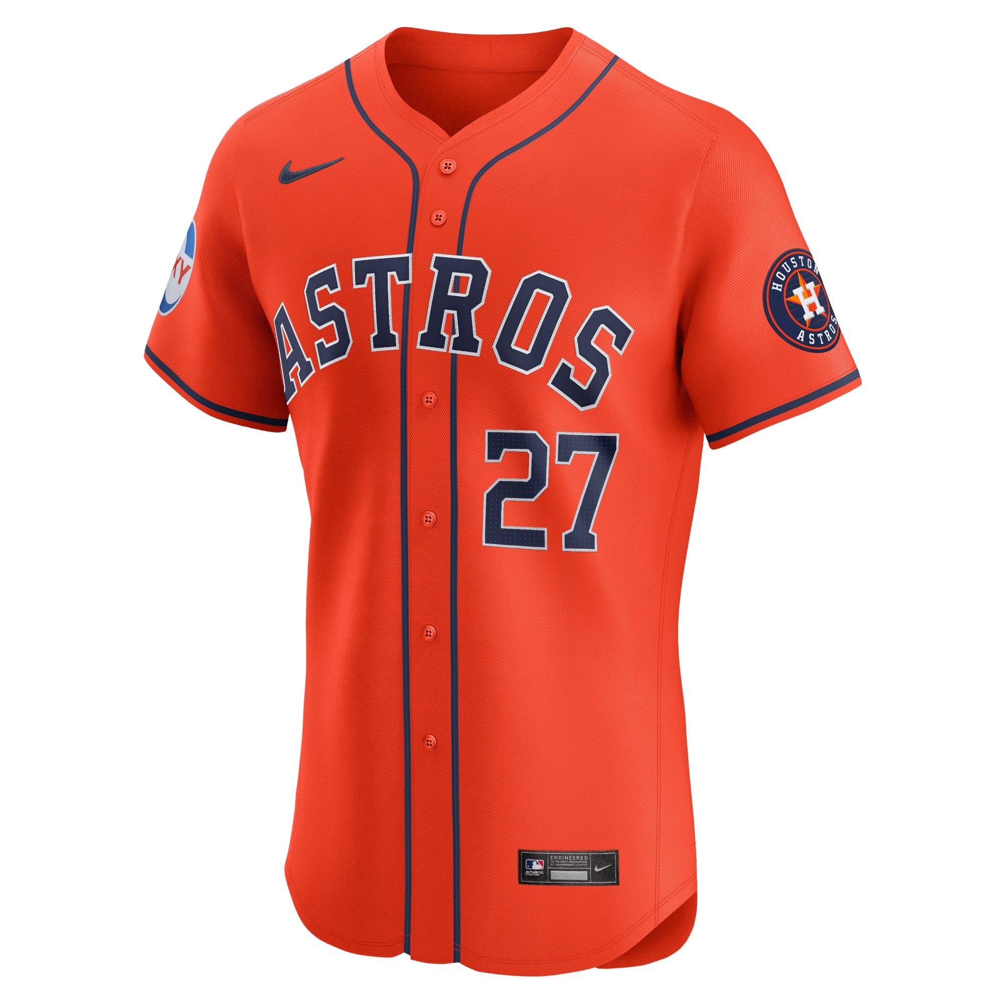 Men's Houston Astros Jose Altuve  Orange Alternate Elite Player Jersey