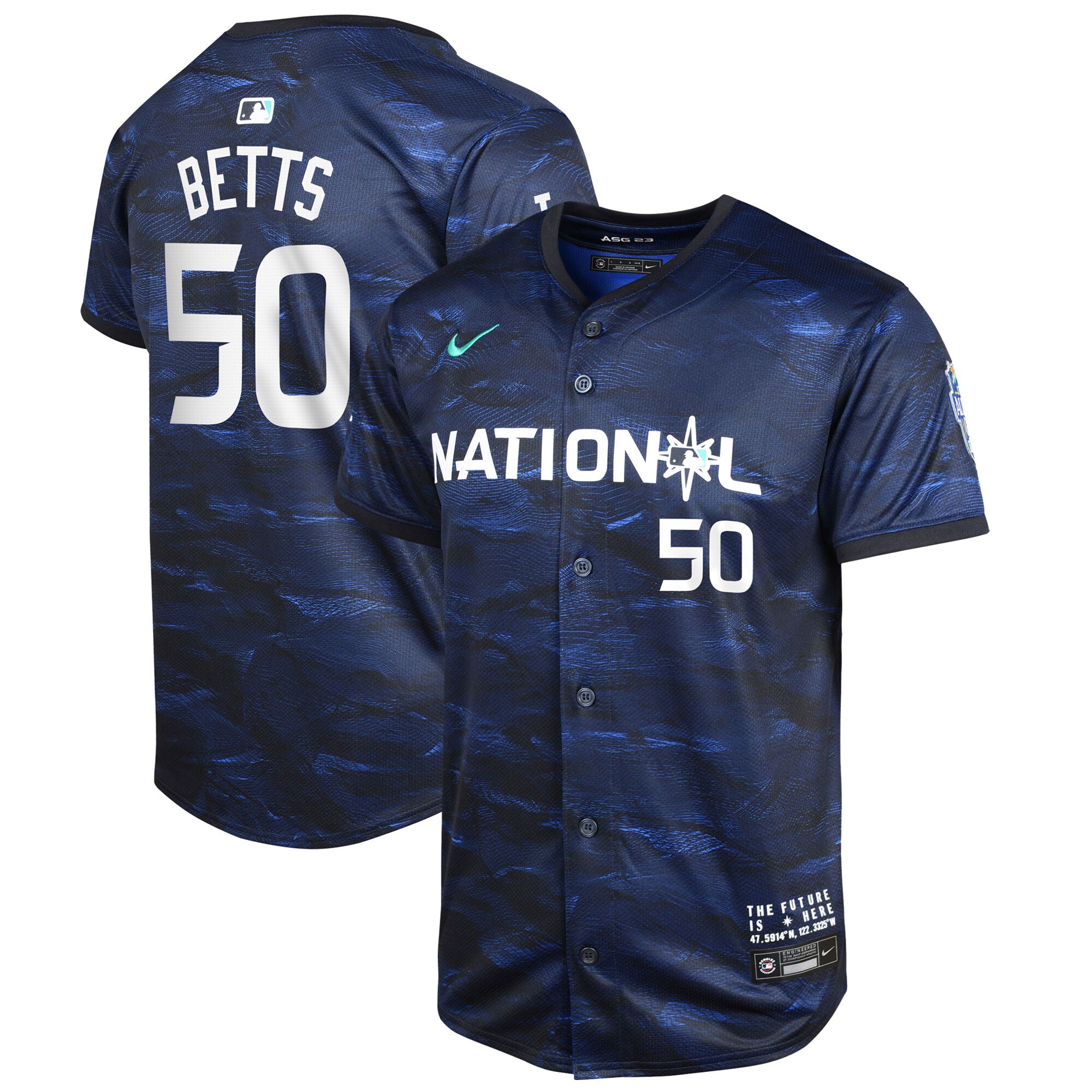 Mookie Betts National League  Youth 2023 MLB All-Star Game Limited Player Jersey - Royal