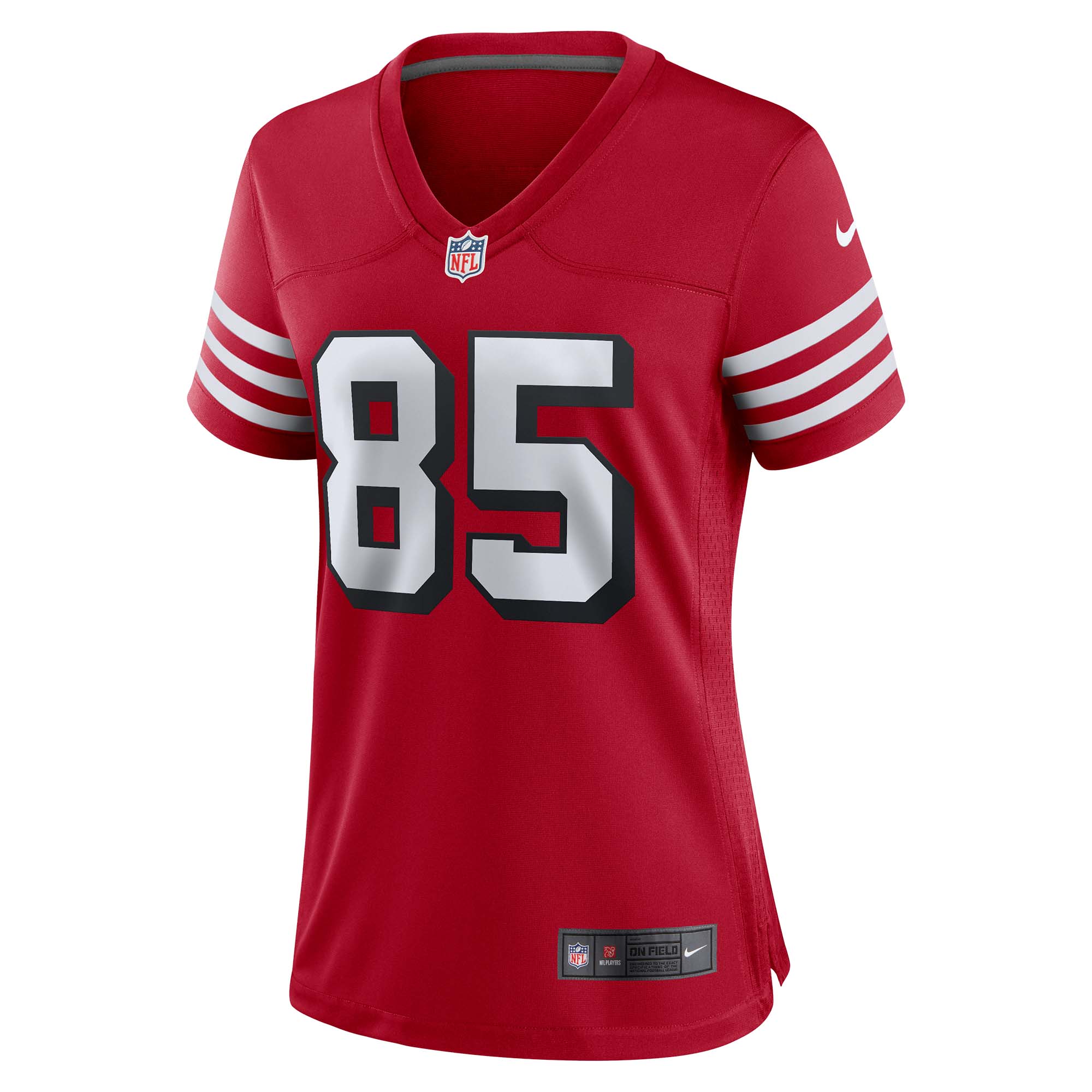 George Kittle San Francisco 49ers  Women's Alternate Game Jersey - Scarlet