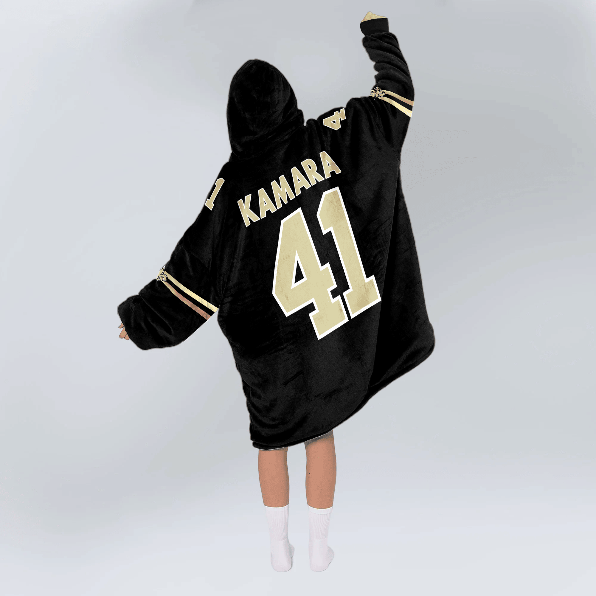 New Orleans Football Unisex Blanket Hoodie