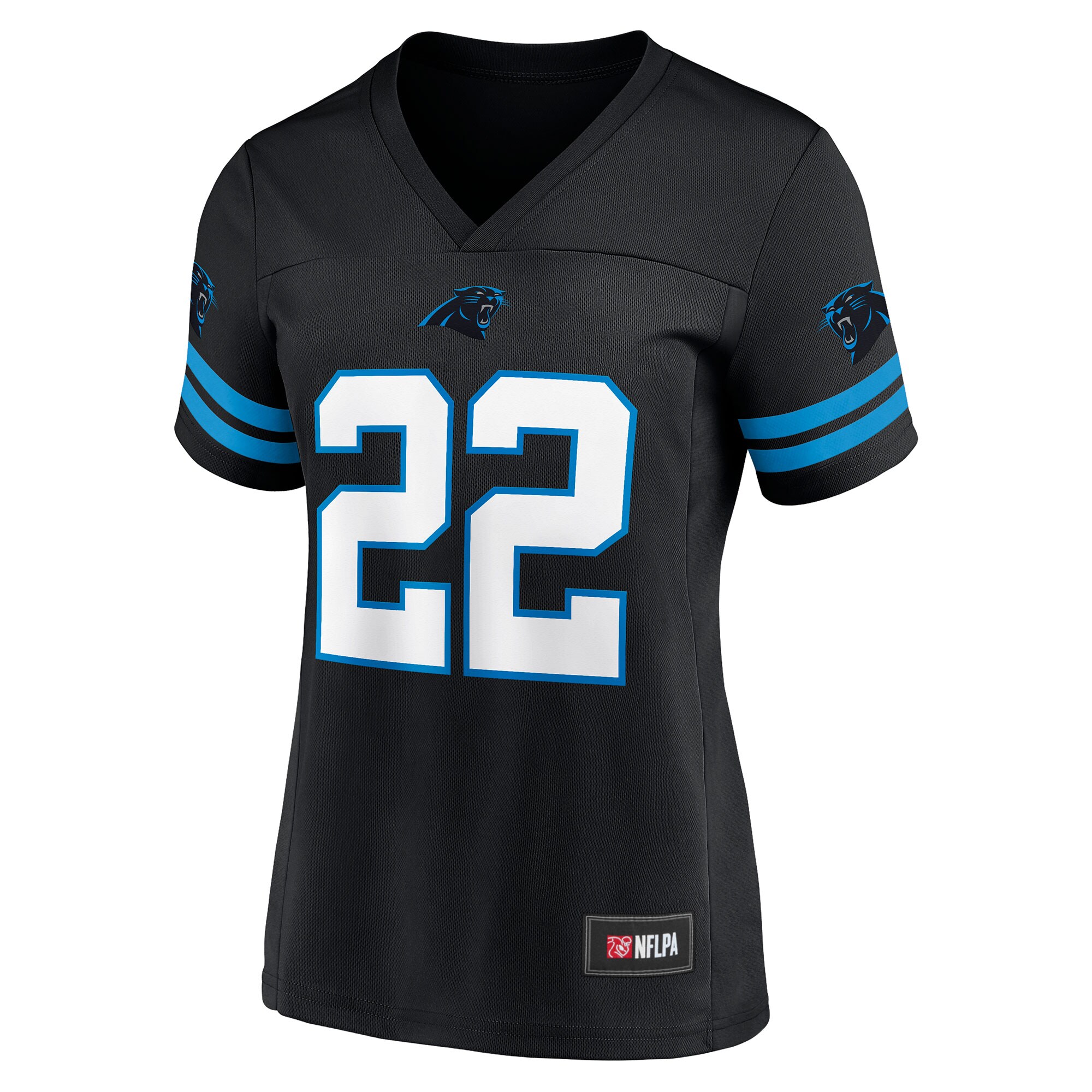 Women's Christian McCaffrey Black Carolina Panthers Game Time Player Jersey