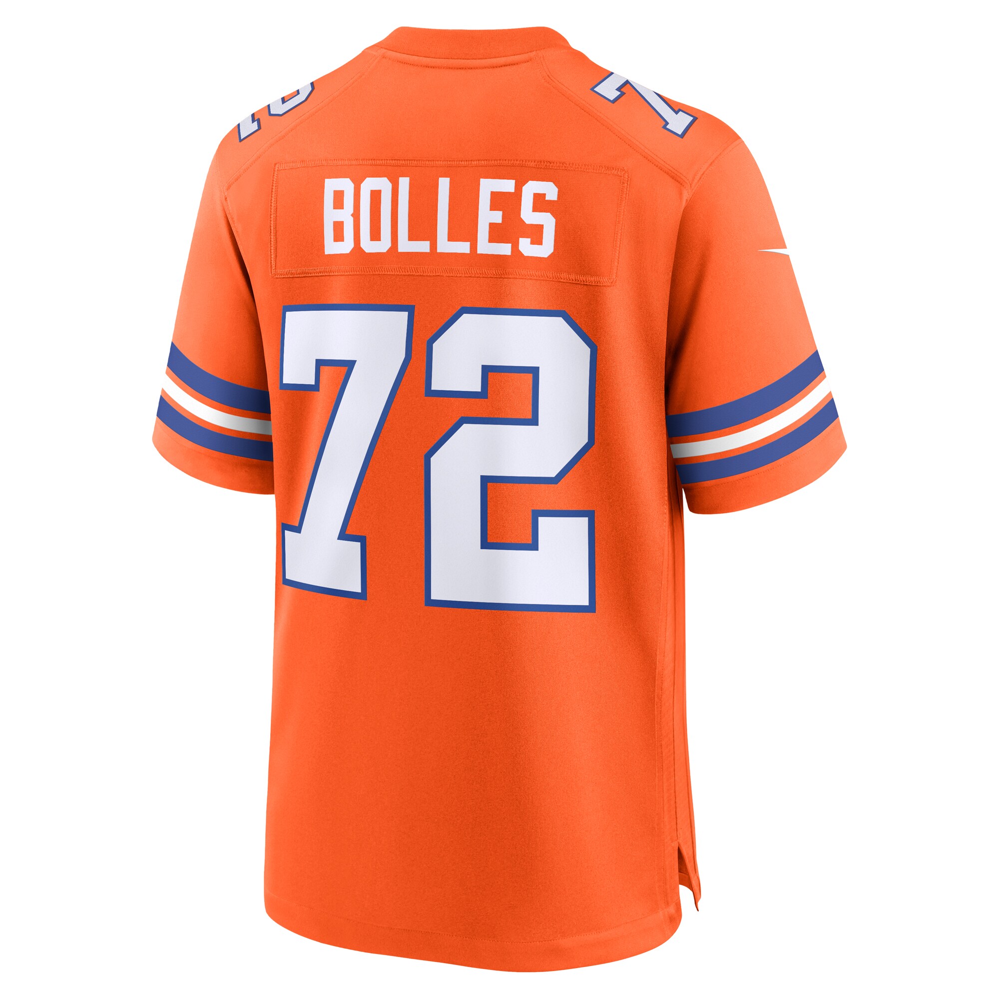 Garrett Bolles Denver Broncos Mile High Collection 1977 Throwback Player Game Jersey - Orange