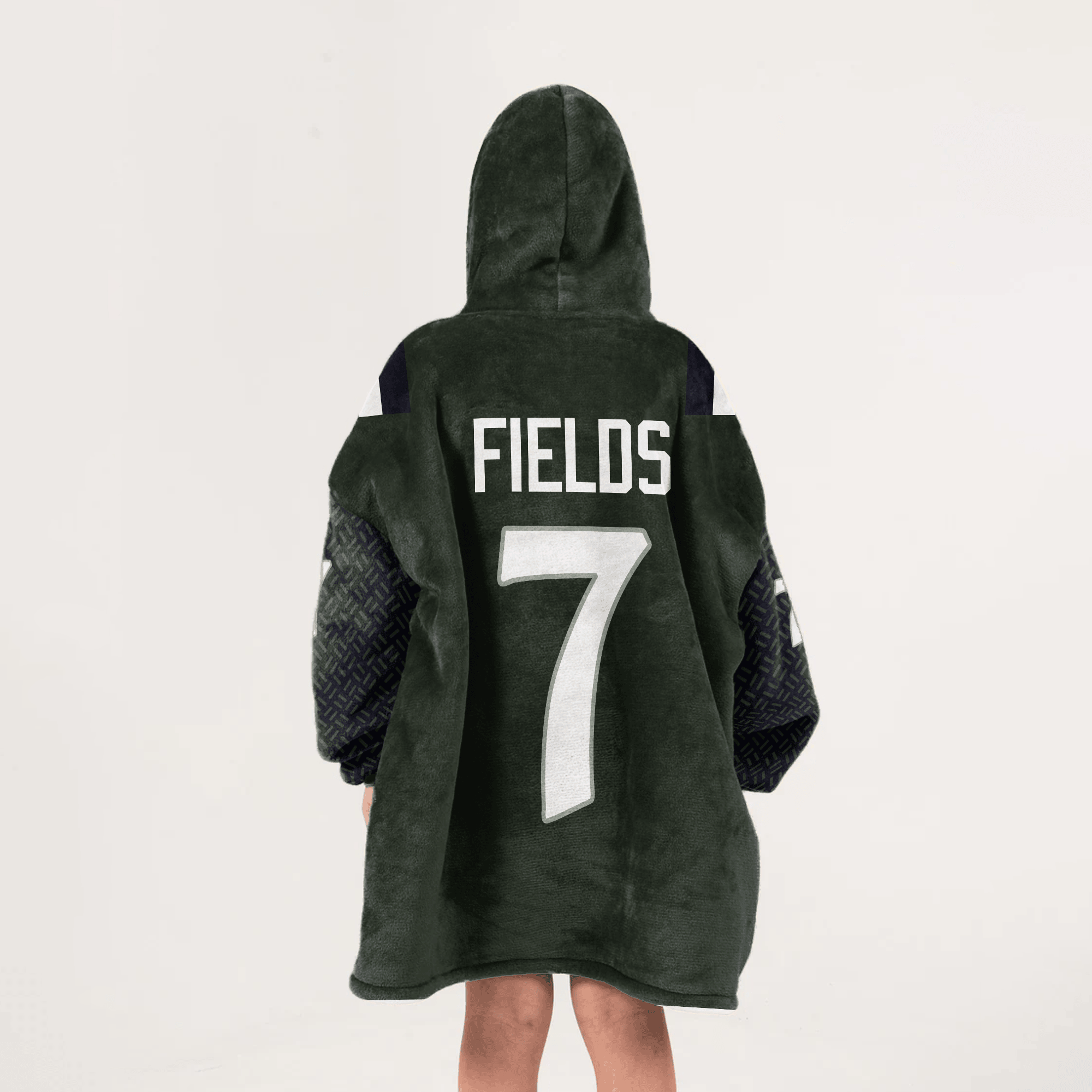 Kid J.F 7 Captain New York J Football Unisex Blanket Hoodie