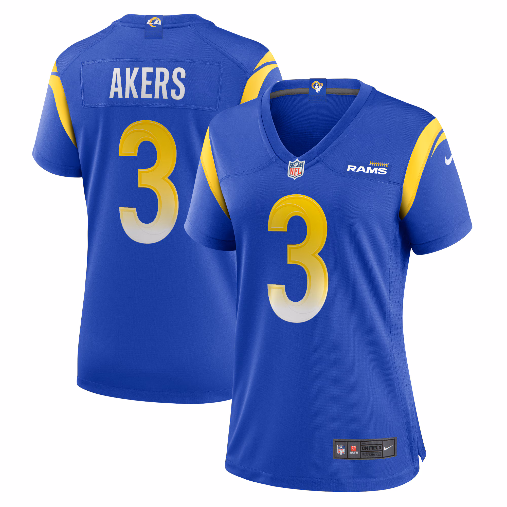 Cam Akers Los Angeles Rams Women's Game Jersey - Royal
