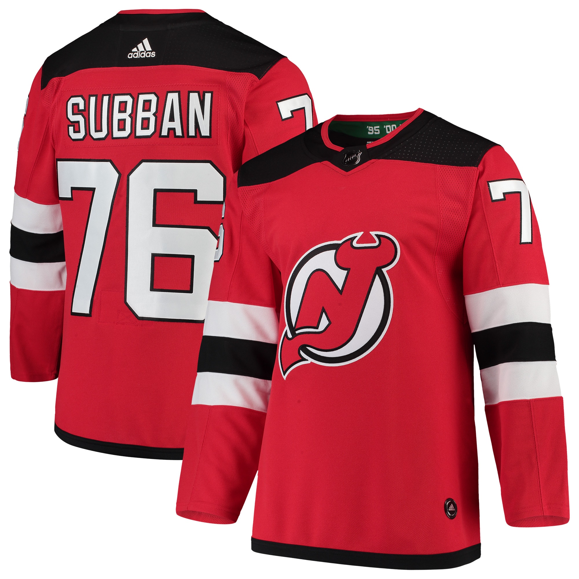 P.K. Subban New Jersey Devils  Authentic Player Jersey - Red