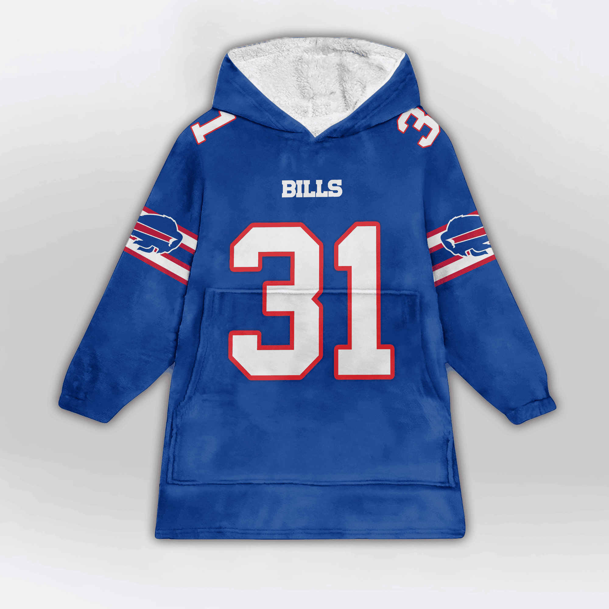 Kid 31 Buffalo Football Unisex Blanket Hoodie