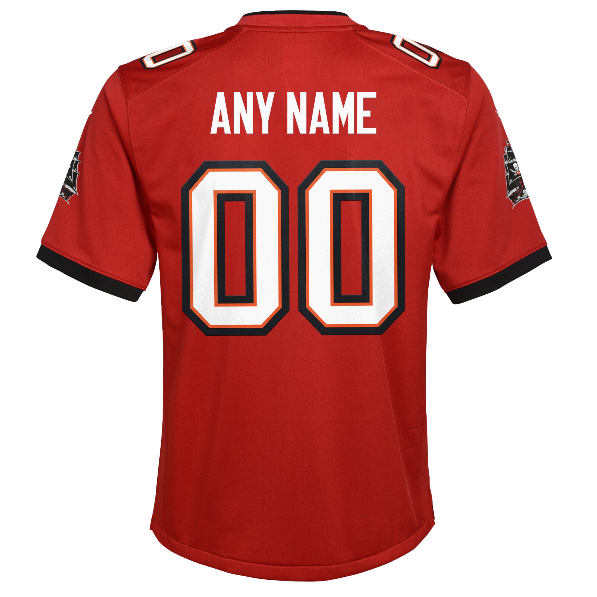 Tampa Bay Buccaneers Youth Custom Game Jersey - Red