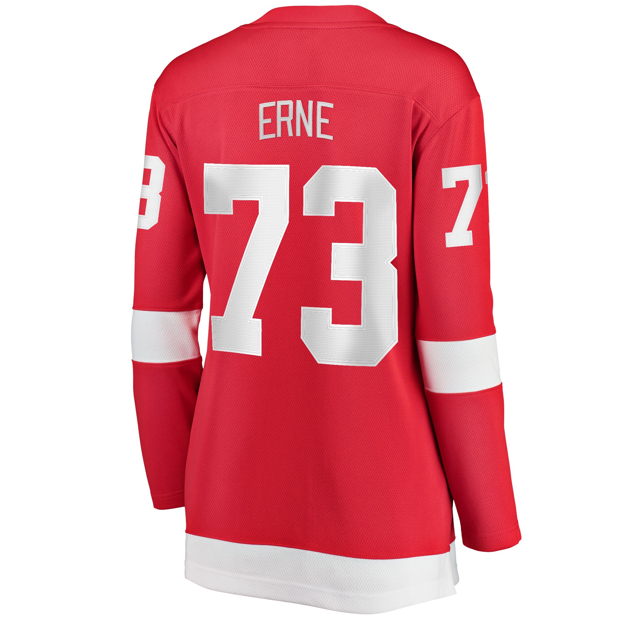 Adam Erne Detroit Red Wings Women's Home Breakaway Player Jersey - Red