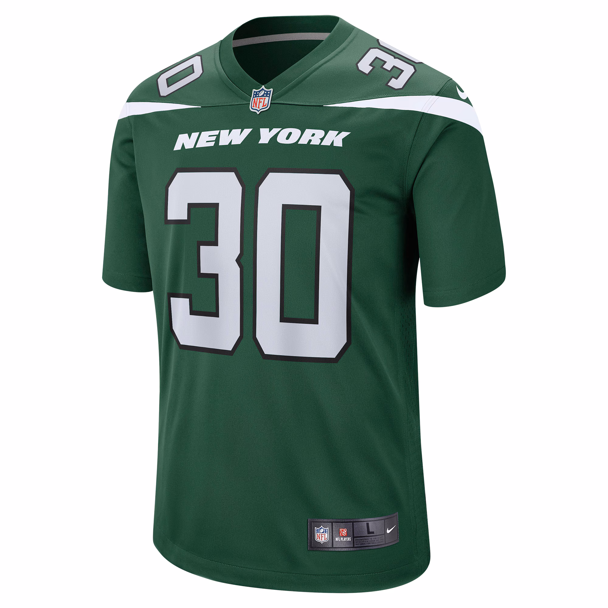 Michael Carter II New York Jets Game Jersey - Gotham Green