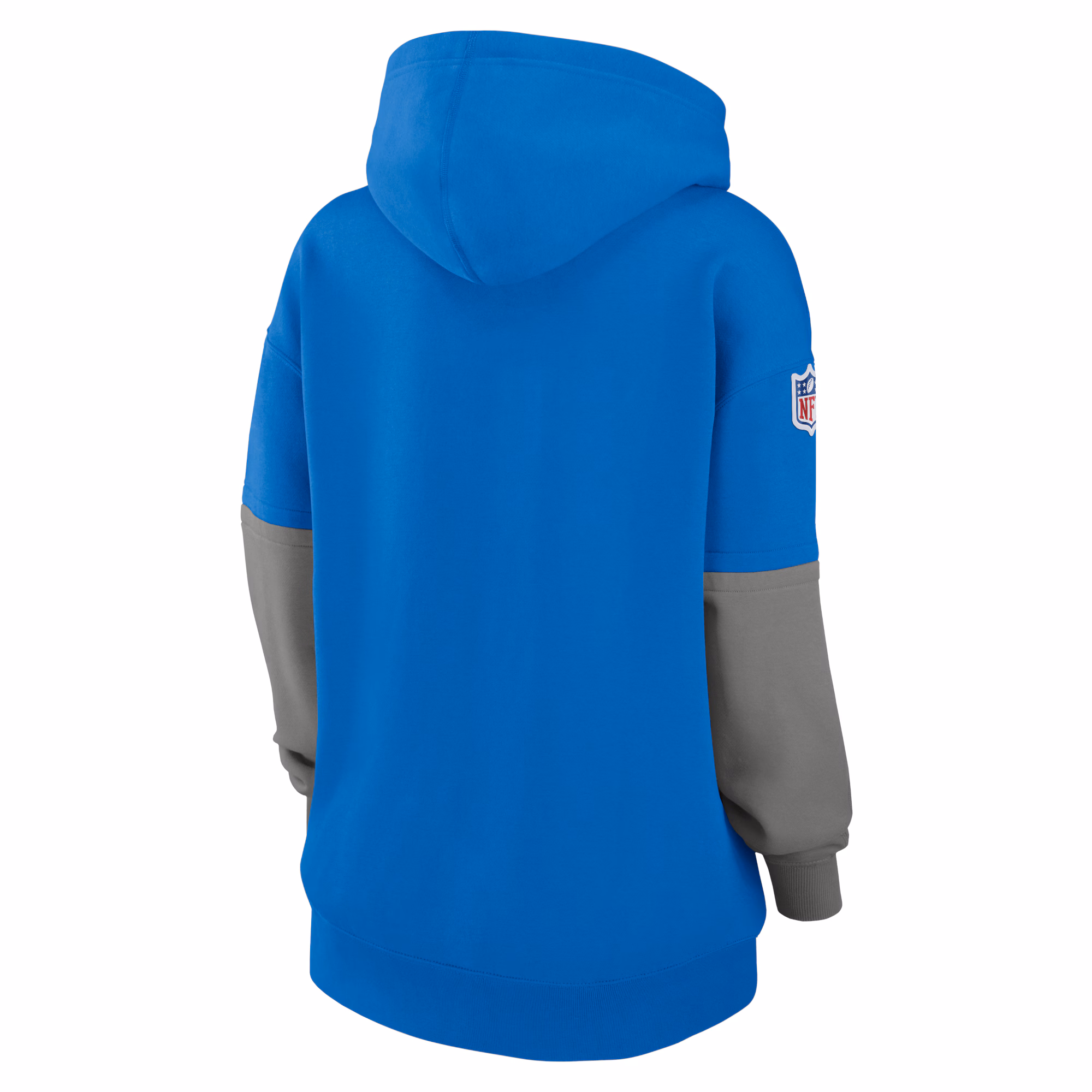 Detroit Lions Women's 2024 Sideline Essential Fleece Pullover Hoodie - Blue