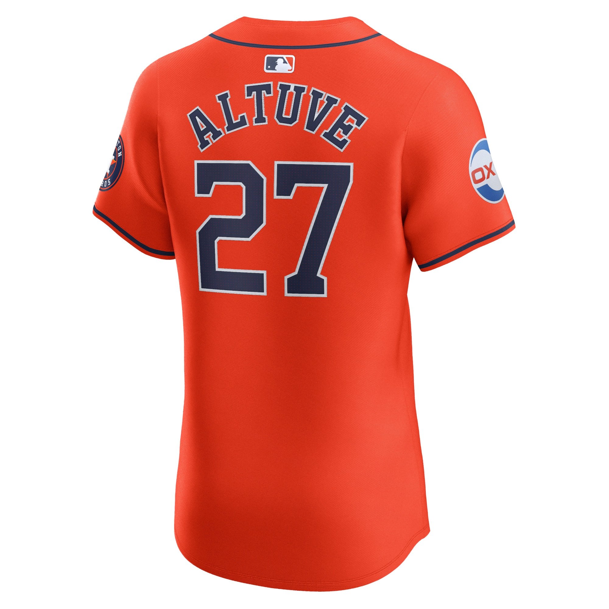 Men's Houston Astros Jose Altuve  Orange Alternate Elite Player Jersey