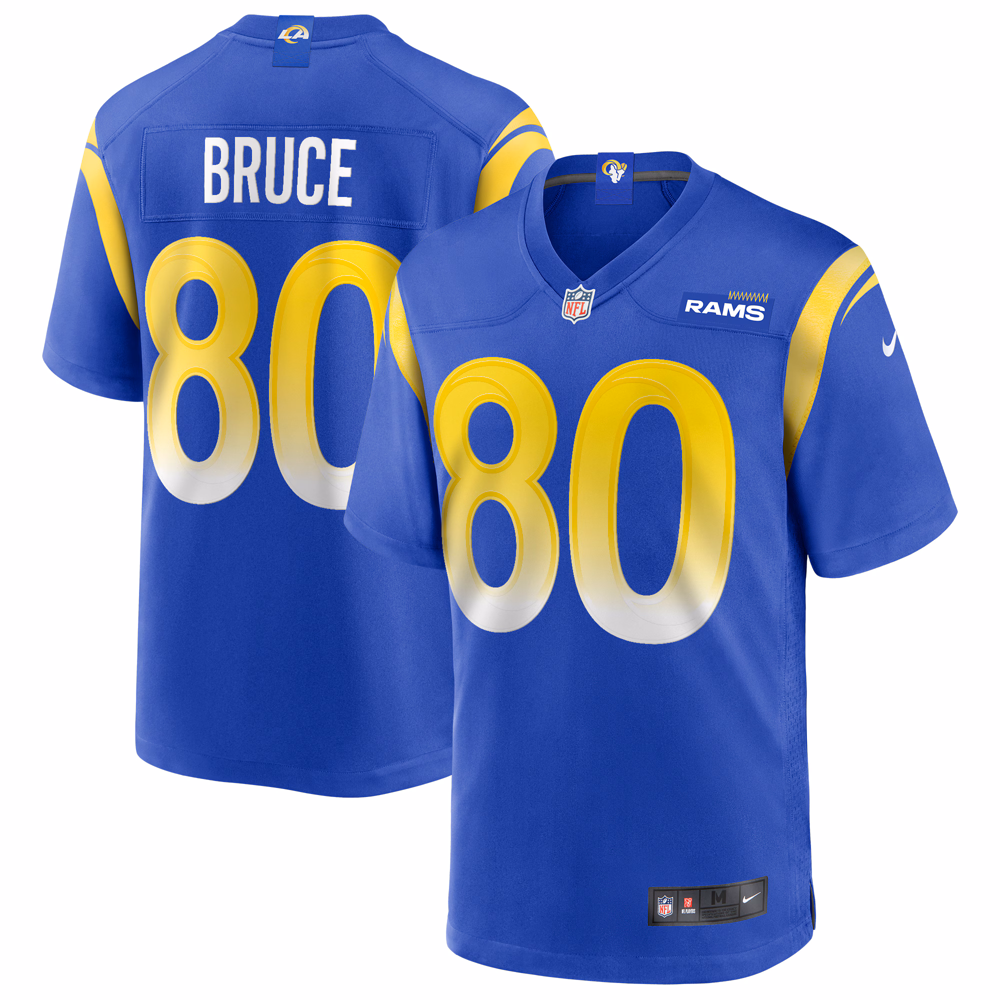 Isaac Bruce Los Angeles Rams Game Retired Player Jersey - Royal