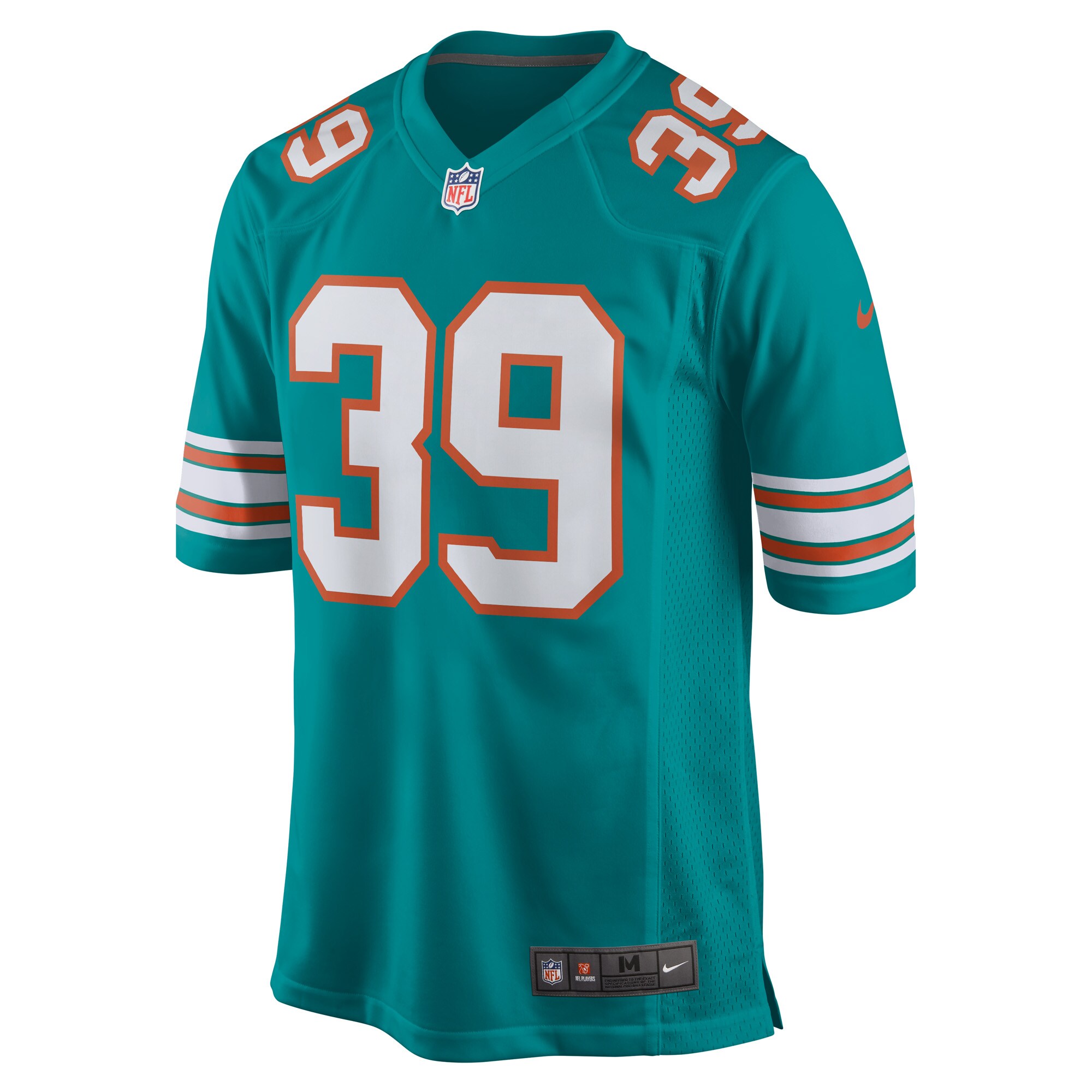 Larry Csonka Miami Dolphins Retired Player Jersey - Aqua