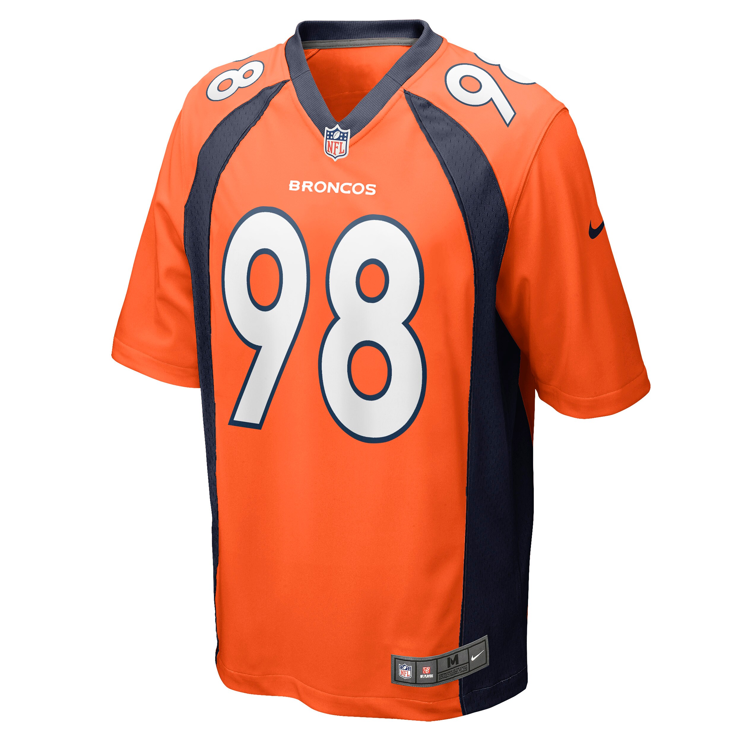 Mike Purcell Denver Broncos  Game Jersey - Orange