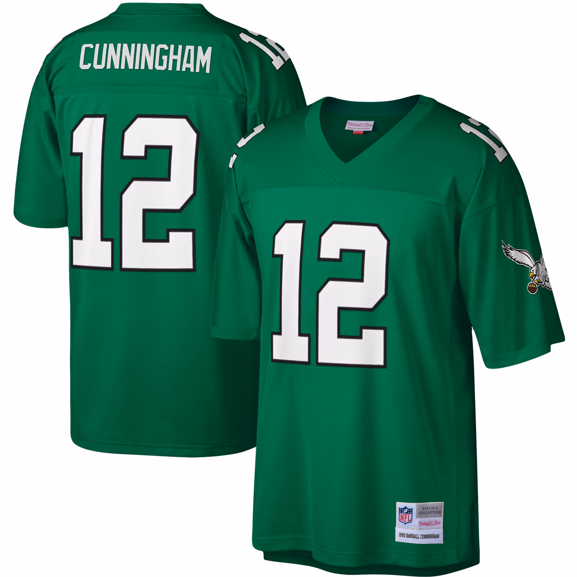 Randall Cunningham Philadelphia Eagles #12 Legacy Replica Jersey - White