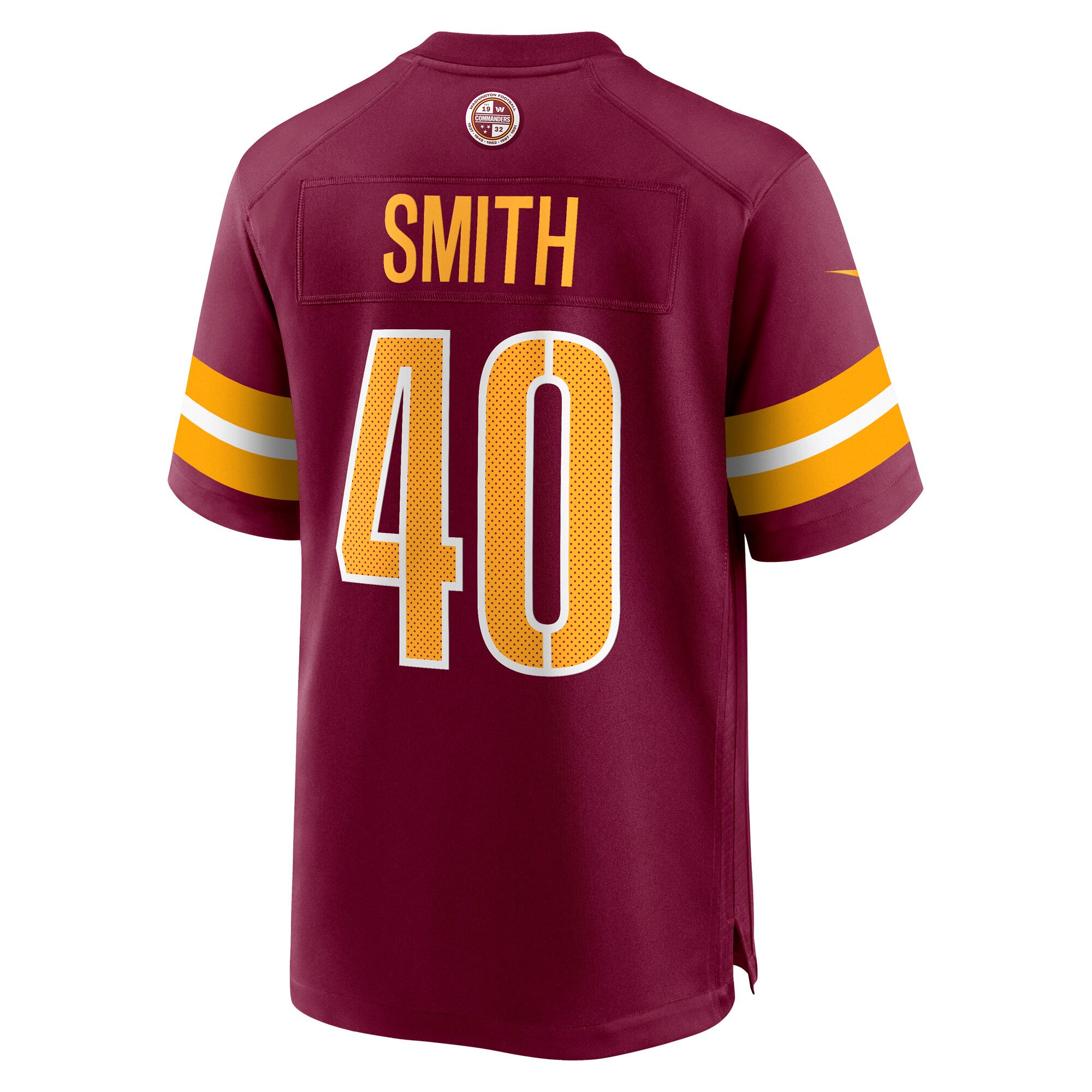 Kendall Smith Washington Commanders  Team Game Jersey - Burgundy