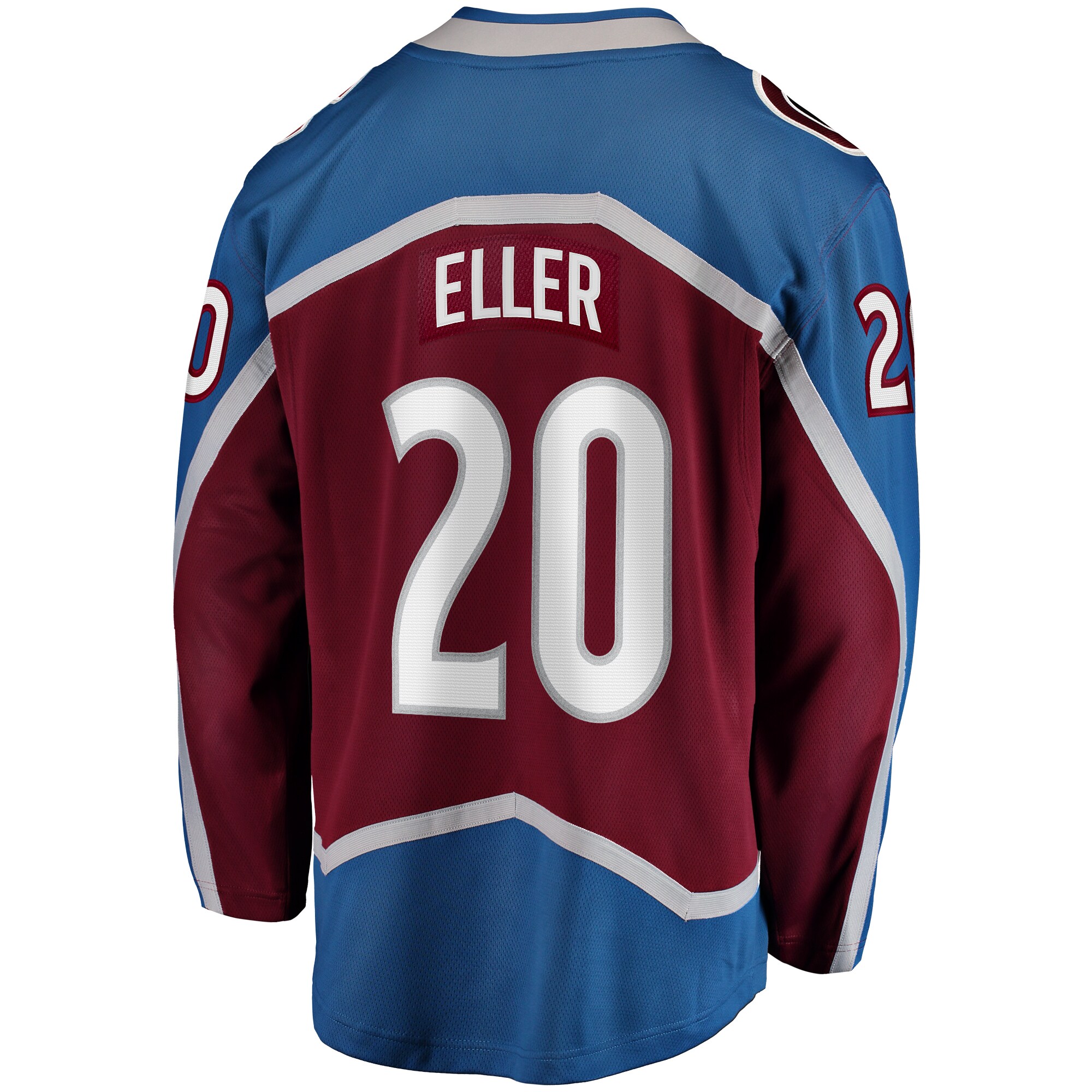Lars Eller Colorado Avalanche Home Breakaway Jersey - Burgundy
