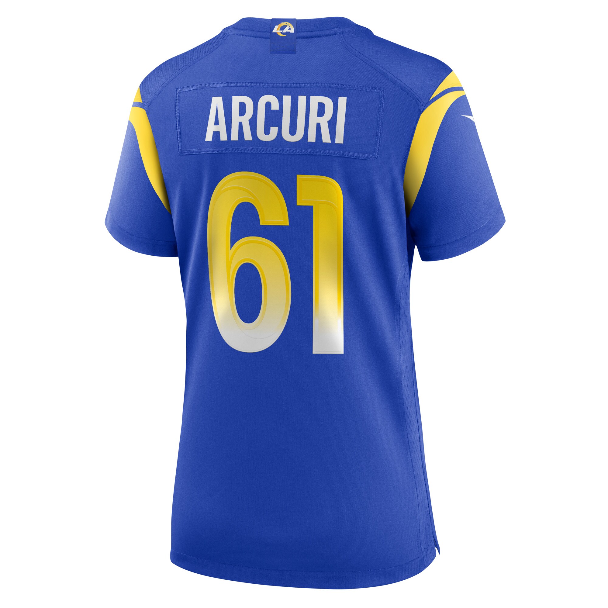 AJ Arcuri Los Angeles Rams  Women's Game Player Jersey - Royal