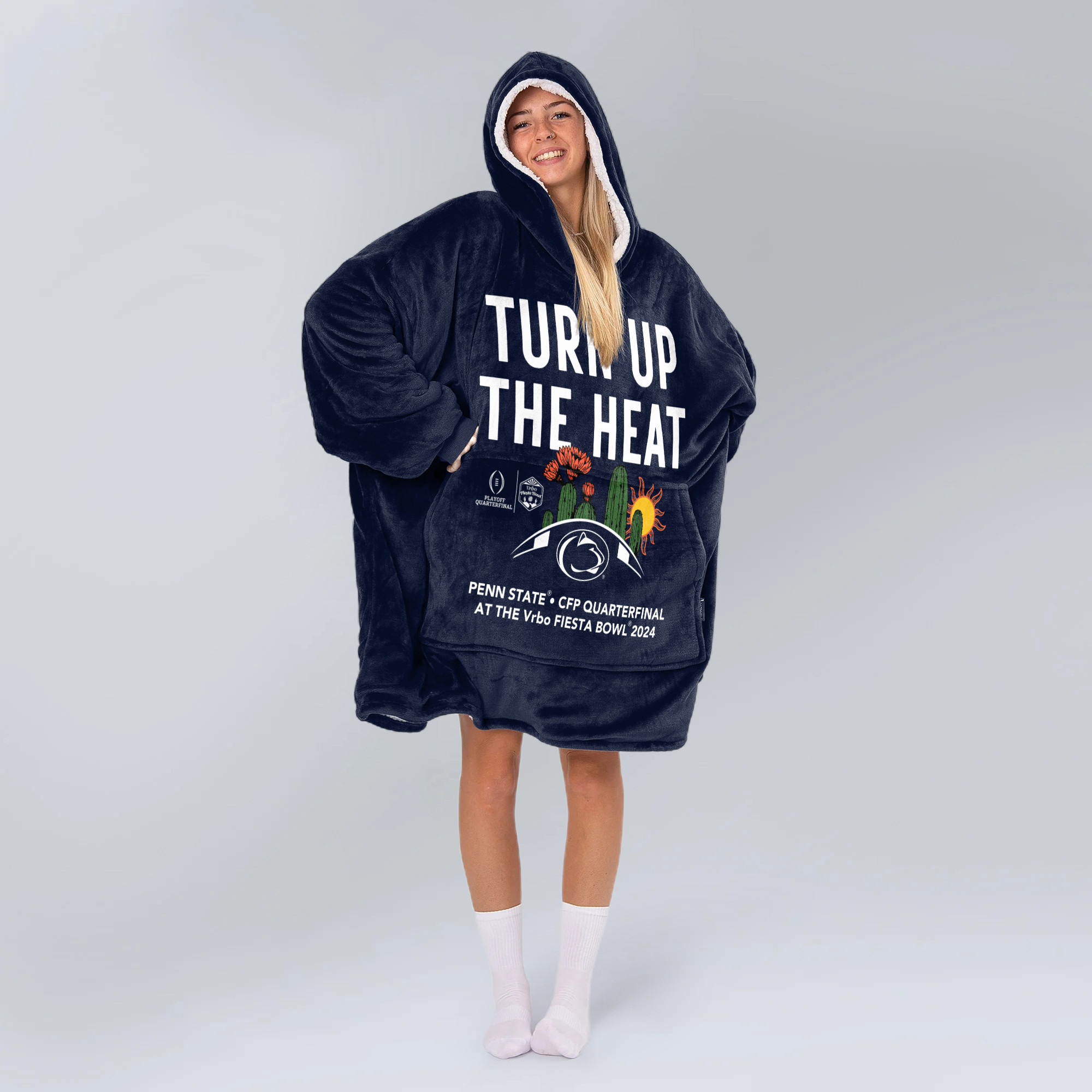 Adult Champions Penn State Football Unisex Blanket Hoodie