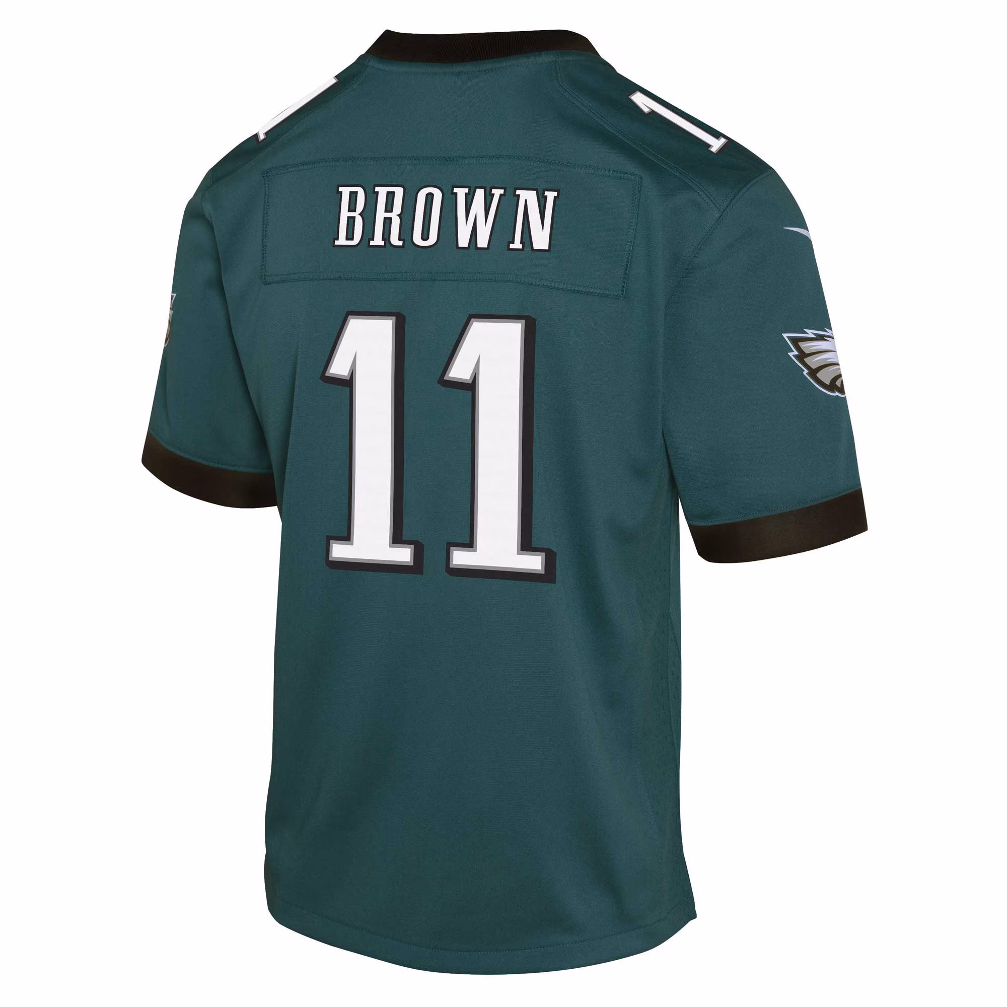 A.J. Brown Philadelphia Eagles Youth Game Jersey - Midnight Green