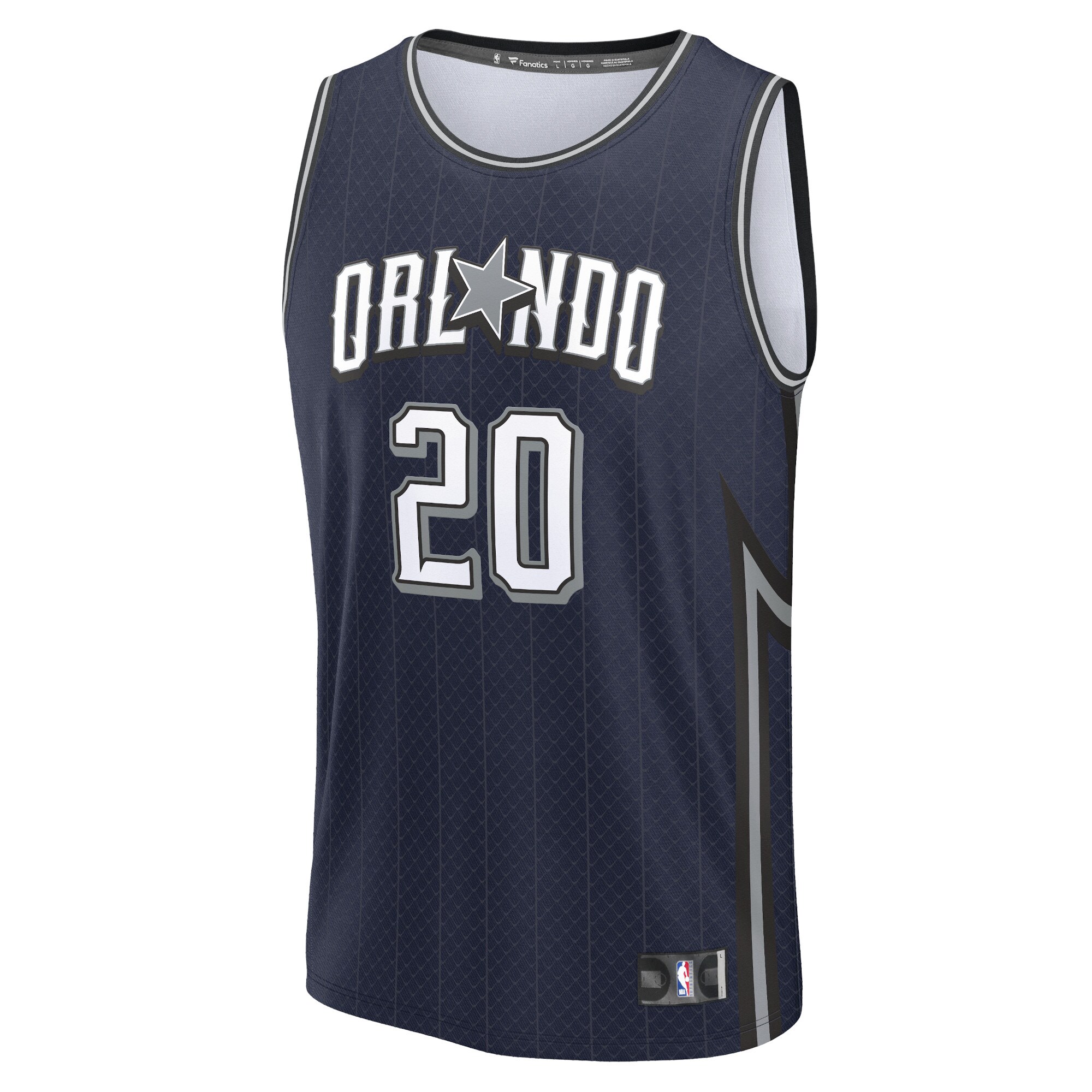 Unisex Orlando Magic Markelle Fultz  Navy 2023/24 Fast Break Jersey - City Edition