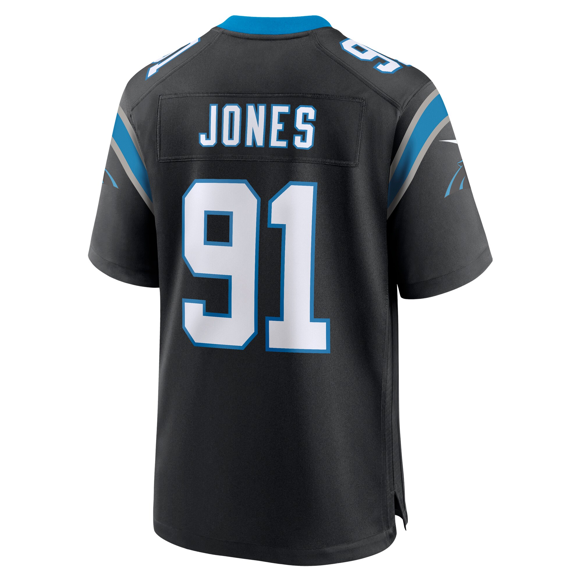 Kobe Jones Carolina Panthers  Team Game Jersey - Black