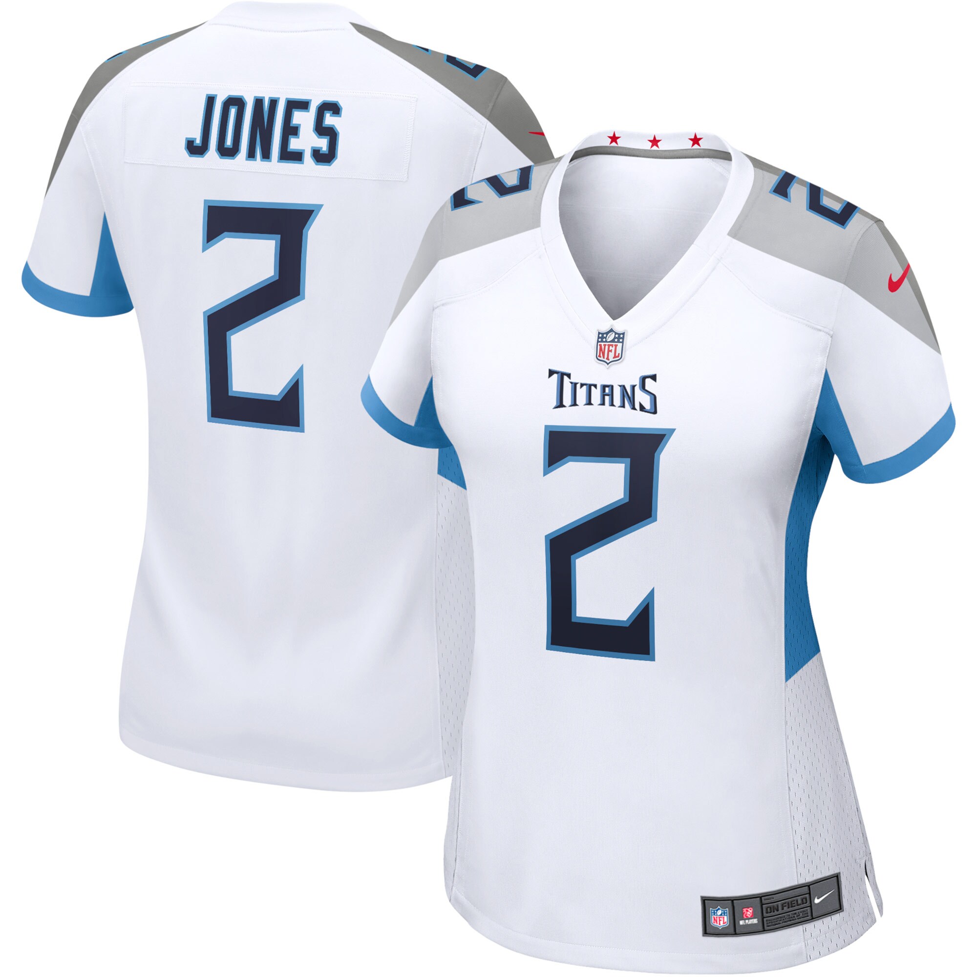 Julio Jones Tennessee Titans  Women's Game Jersey - White