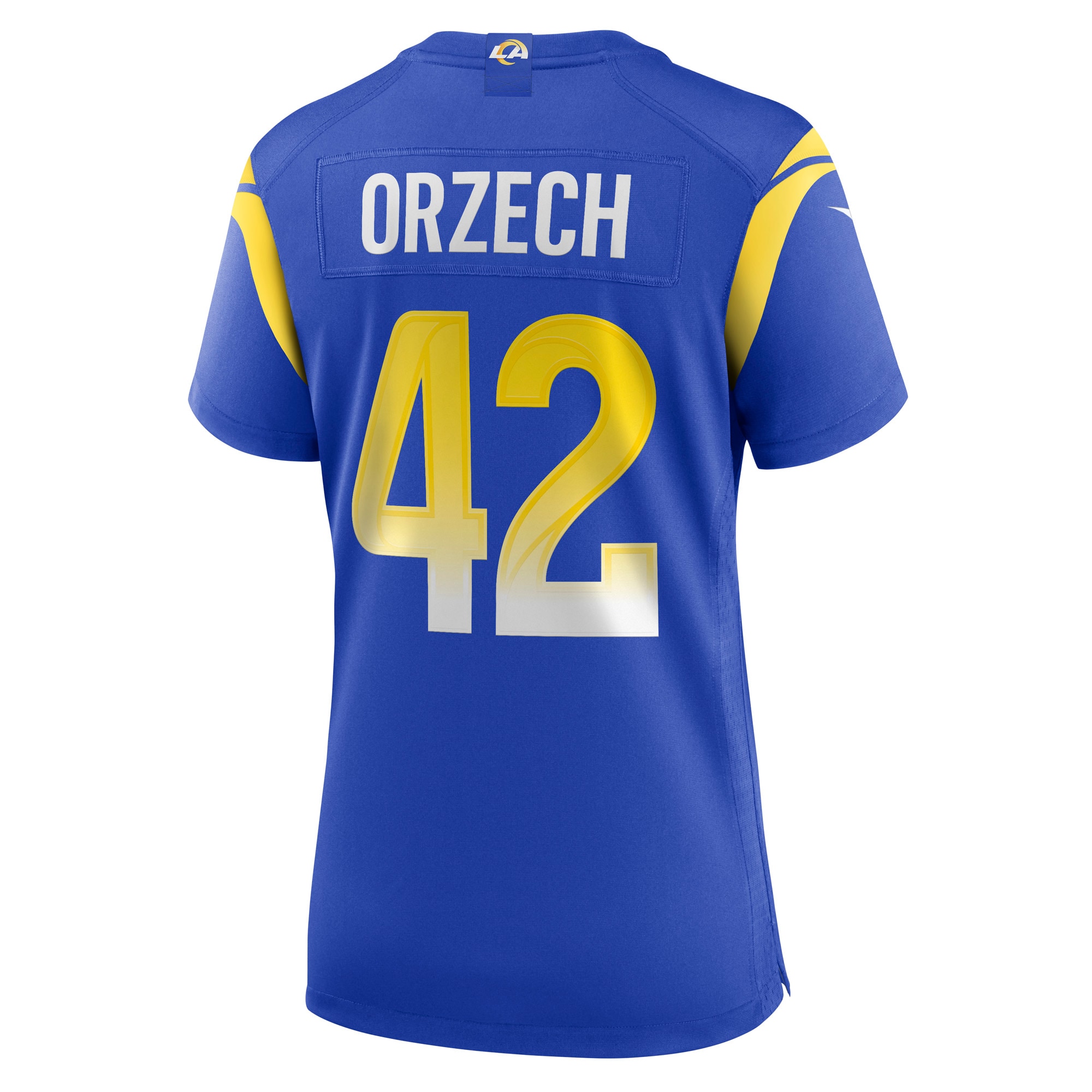 Matthew Orzech Los Angeles Rams  Women's Game Jersey - Royal