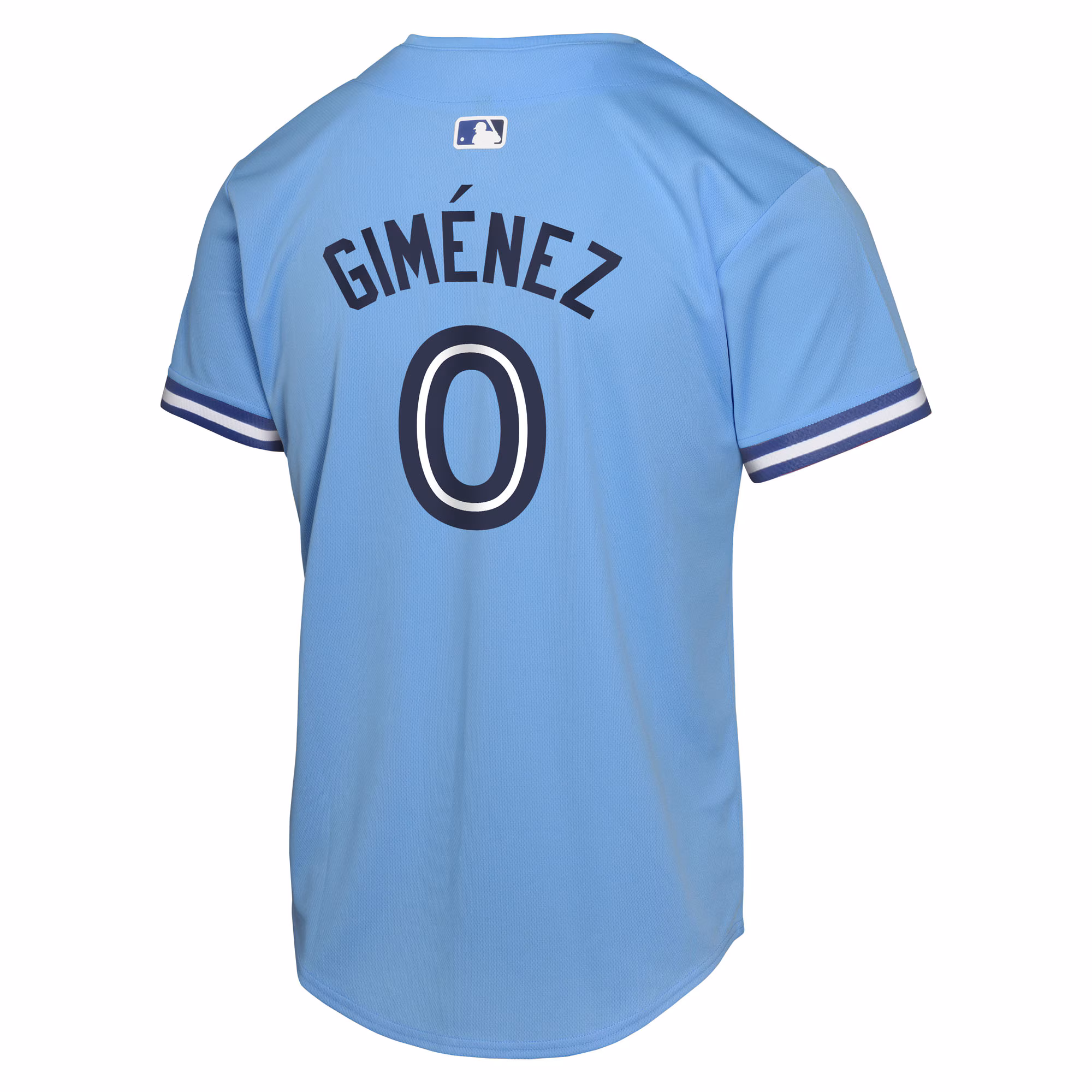 Andrés Giménez #0 Toronto Blue Jays Youth Alternate Game Player Jersey - Powder Blue