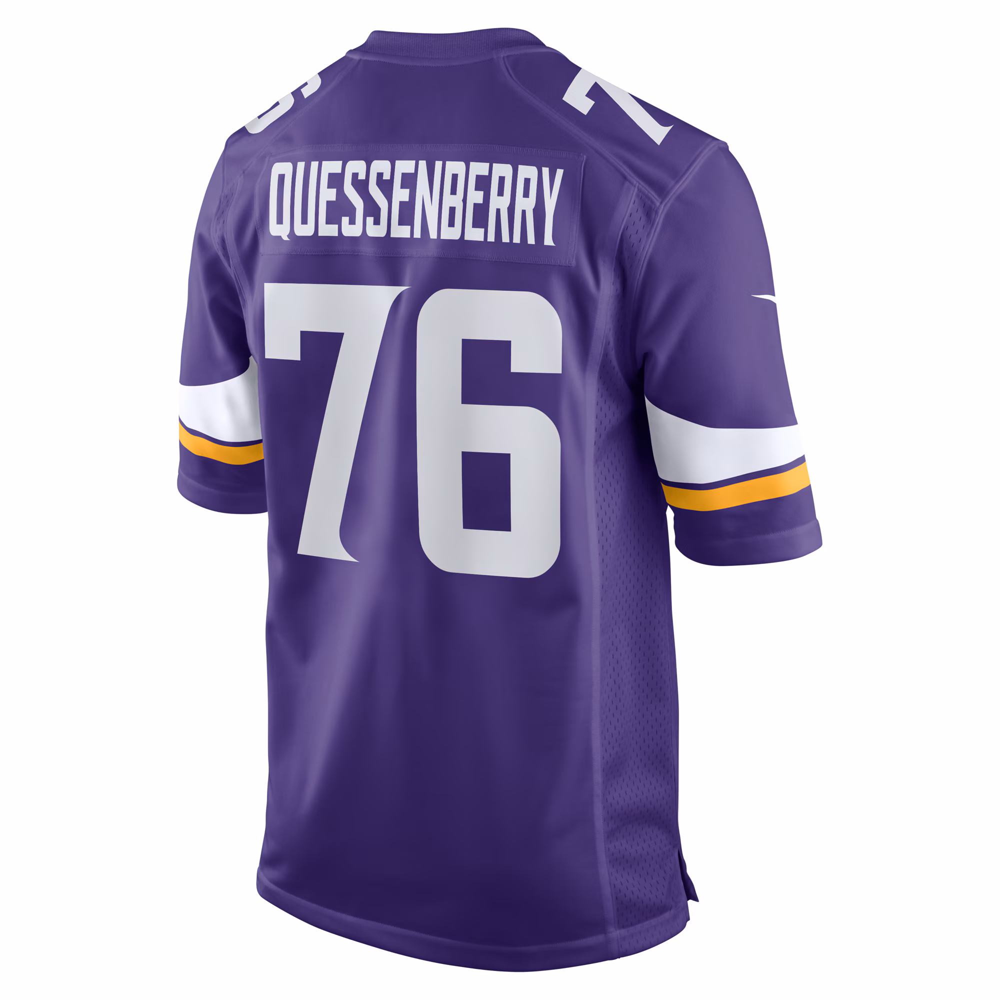 David Quessenberry Minnesota Vikings Team Game Jersey -  Purple