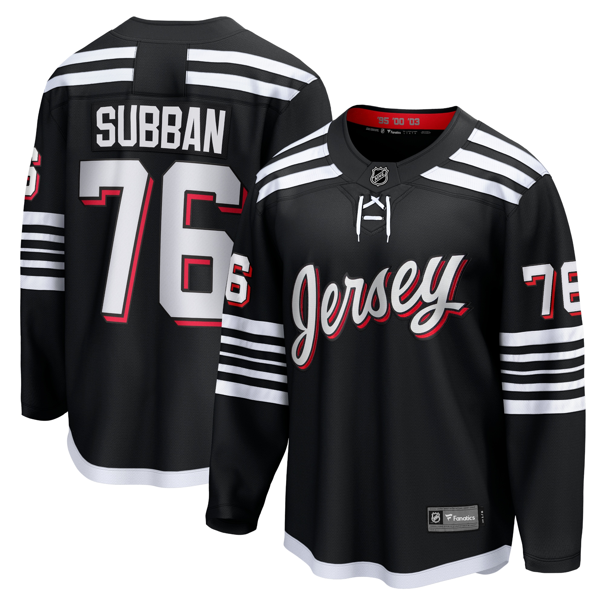 P.K. Subban New Jersey Devils Alternate Premier Breakaway Player Jersey - Black