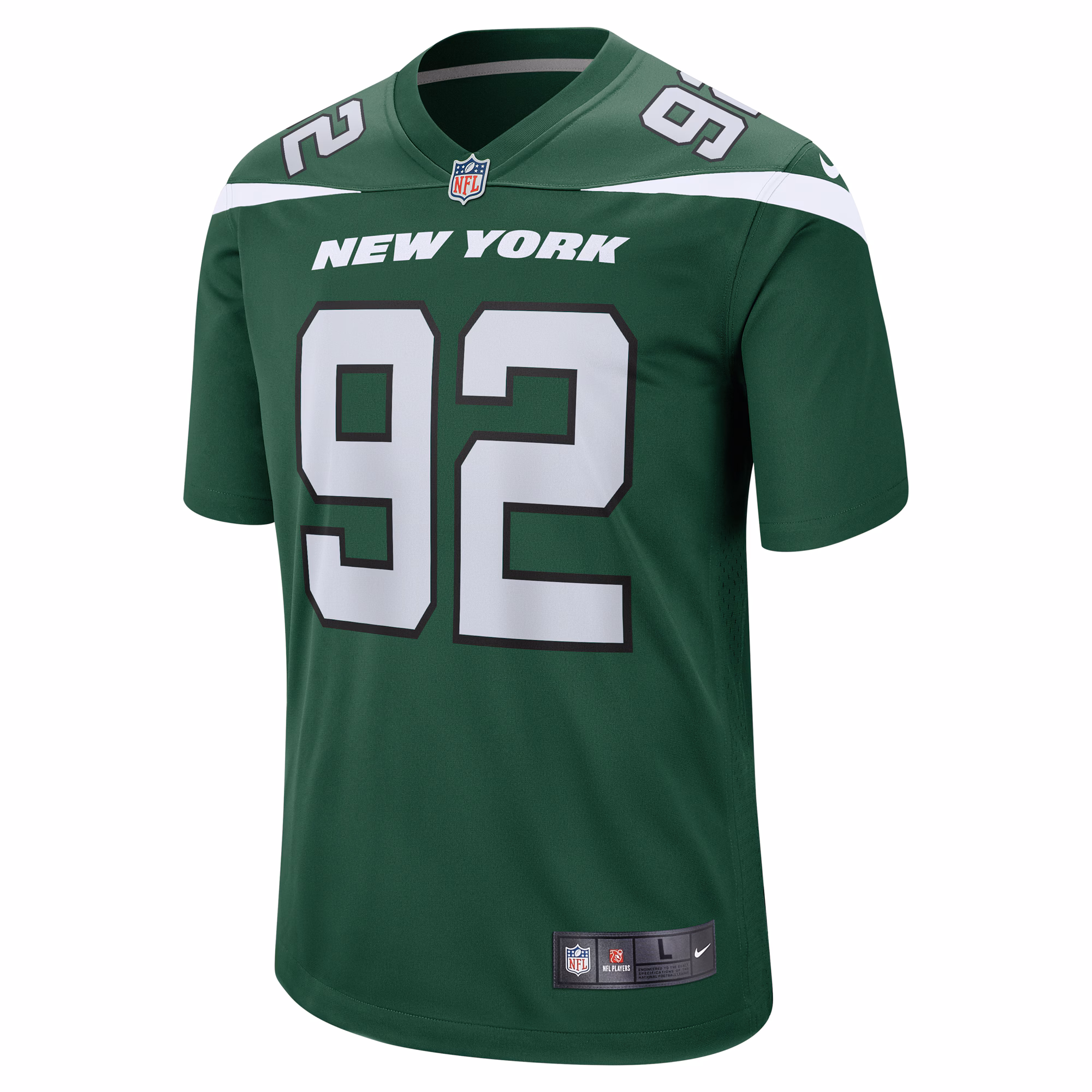 Ifeadi Odenigbo New York Jets  Game Jersey - Gotham Green