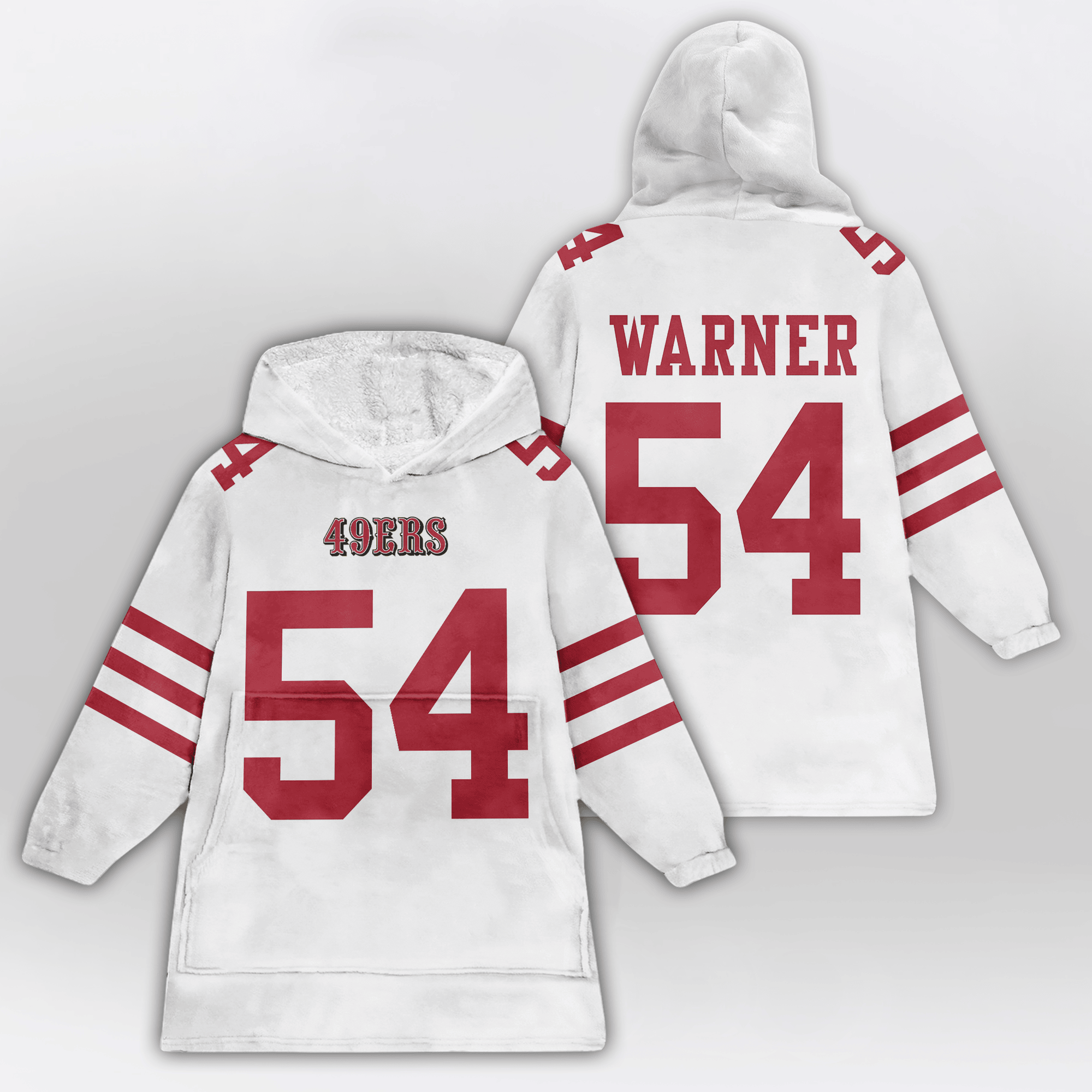 Kid F.W 54 San Francisco 49ers Football Unisex Blanket Hoodie