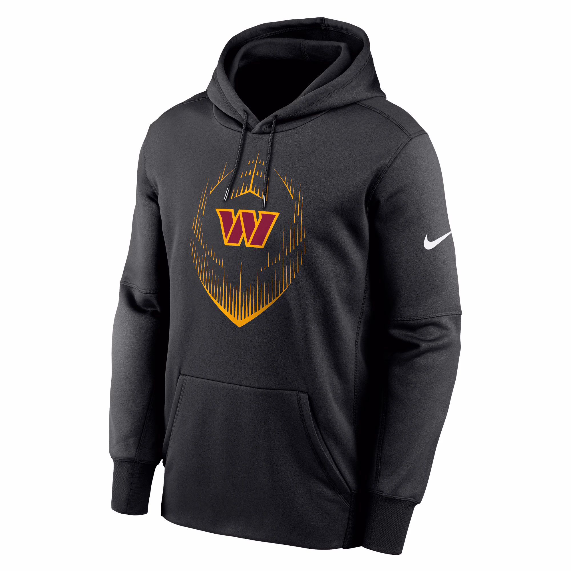 Washington Commanders Icon Performance Pullover Hoodie - Black