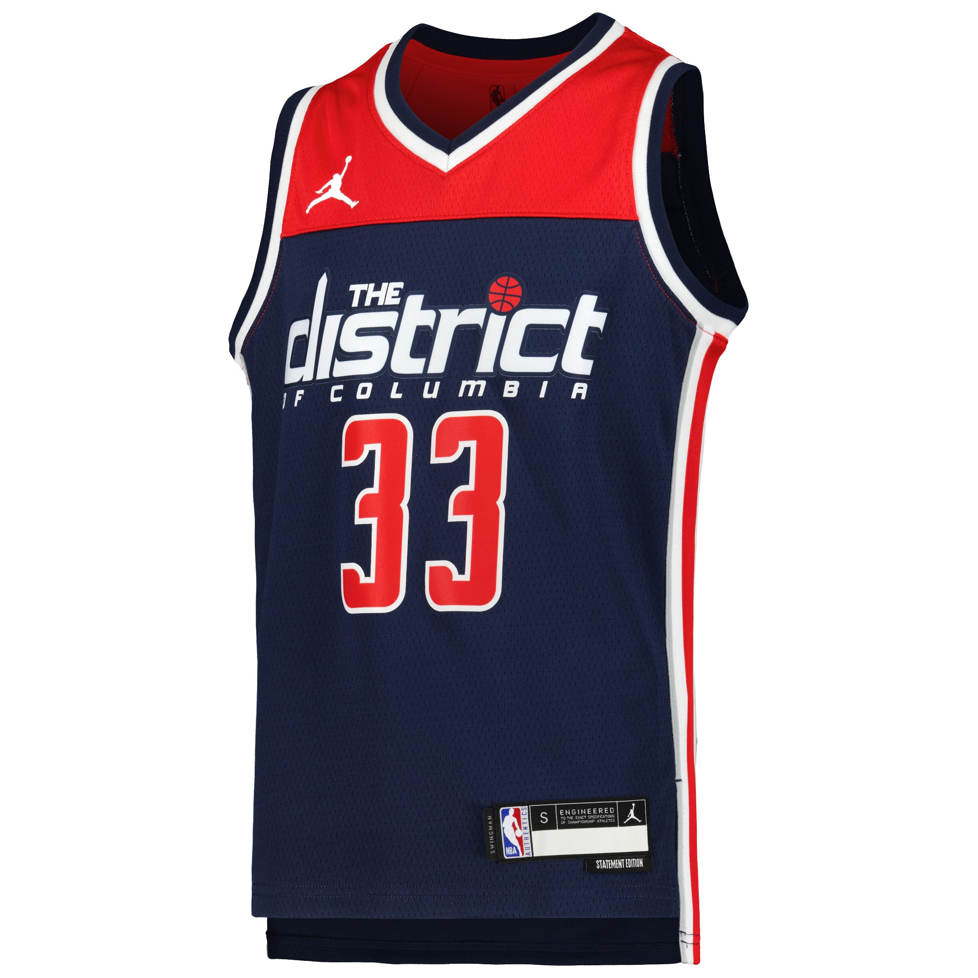 Kyle Kuzma Washington Wizards  Youth Swingman Jersey - Statement Edition - Navy