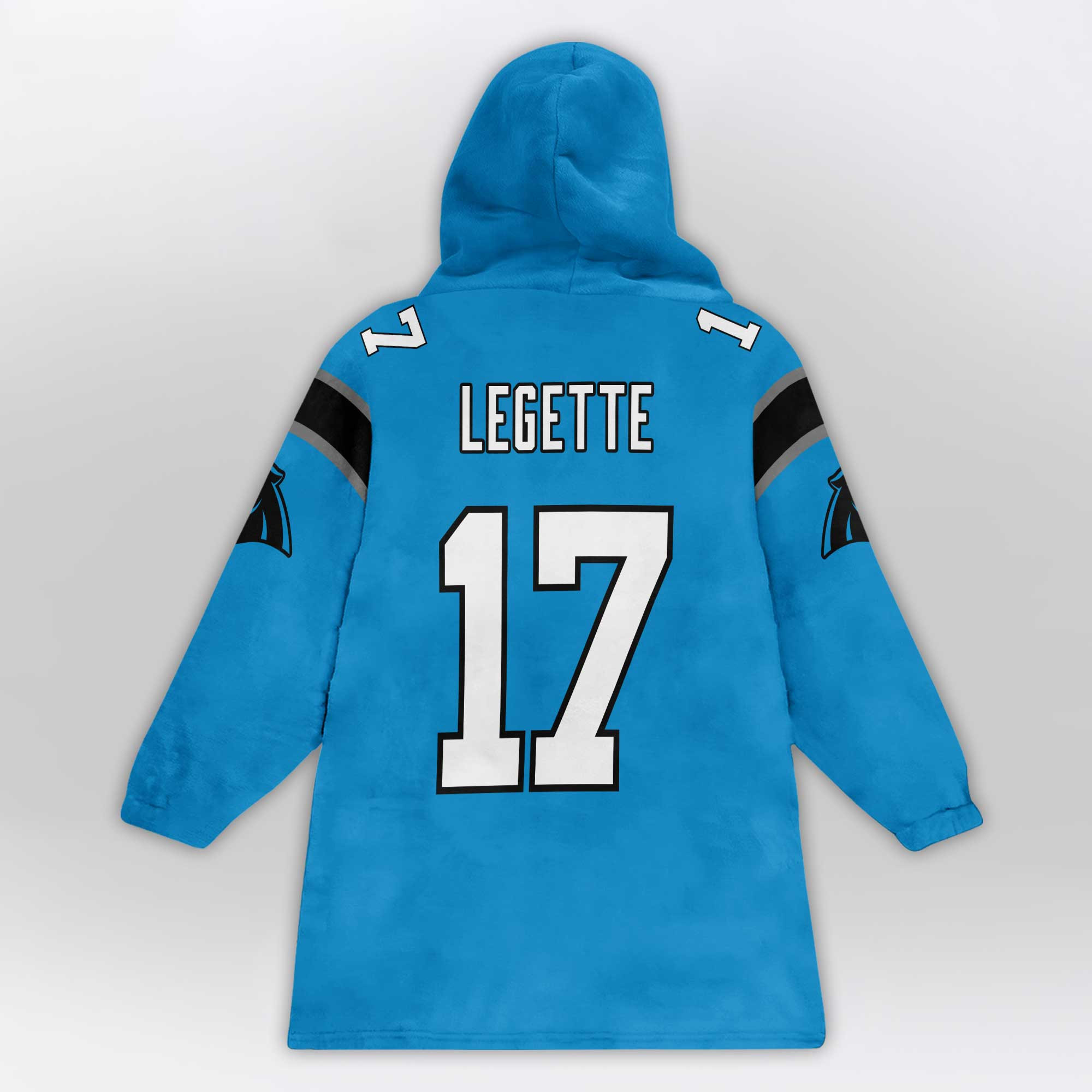 Kid 17 Carolina Football Unisex Blanket Hoodie