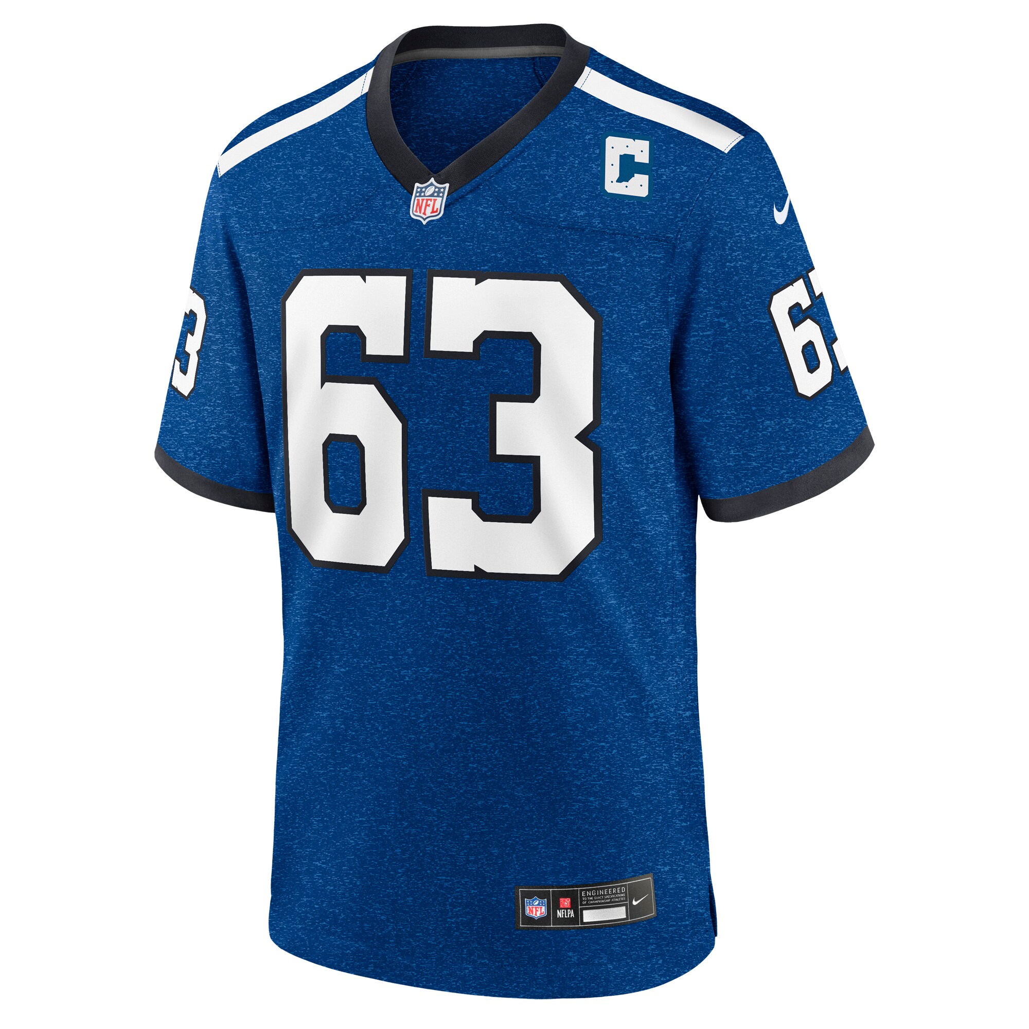 Jeff Saturday Indianapolis Colts  Indiana Nights Alternate Game Jersey - Royal