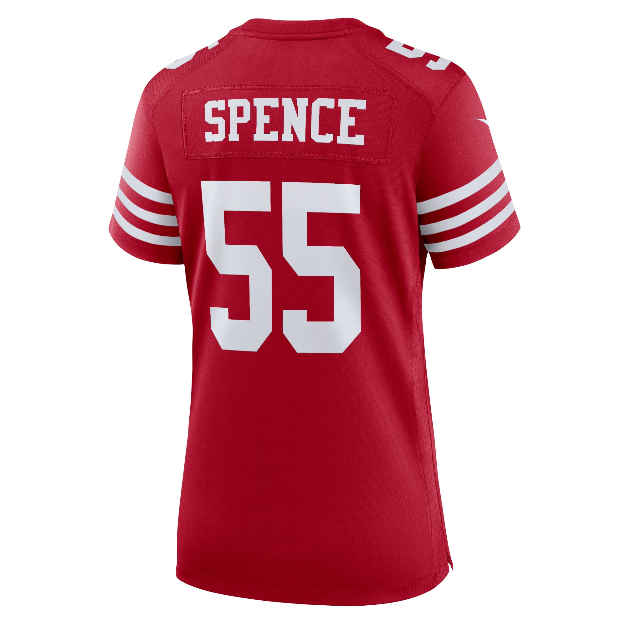 Akeem Spence San Francisco 49ers  Women's Home Game Player Jersey - Scarlet
