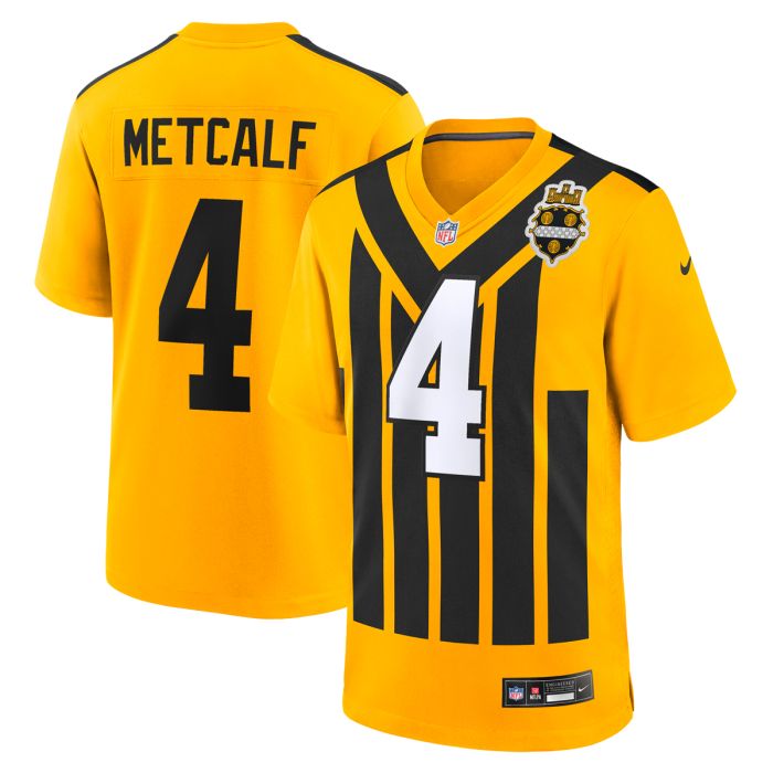 DK Metcalf #4 Men's Replica 1933 Throwback Jersey