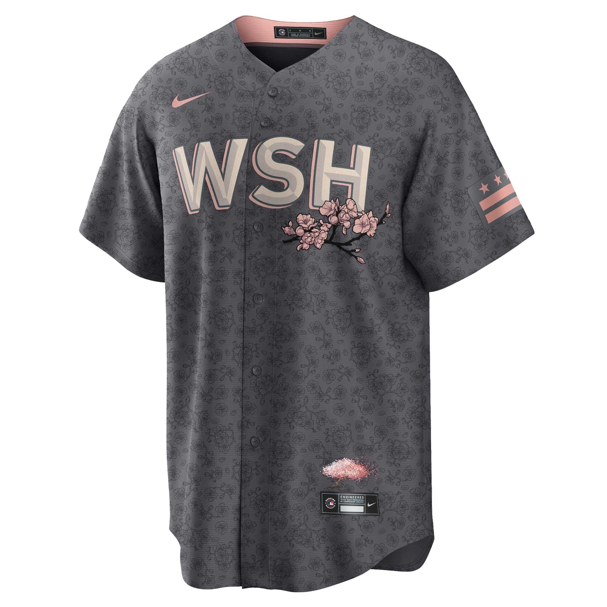 Men's Washington Nationals Stephen Strasburg  Gray City Connect Replica Player Jersey
