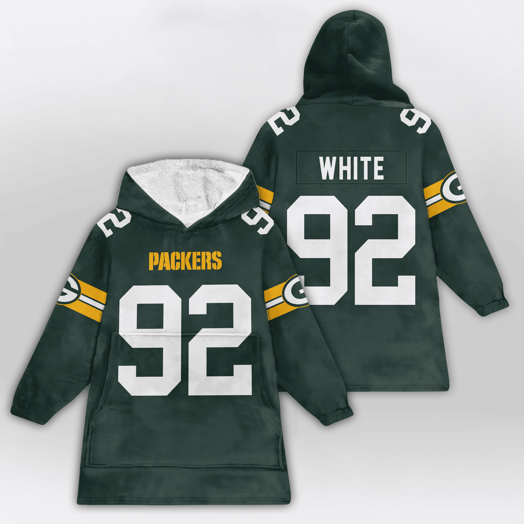 Kid 92 Green Bay Football Unisex Blanket Hoodie