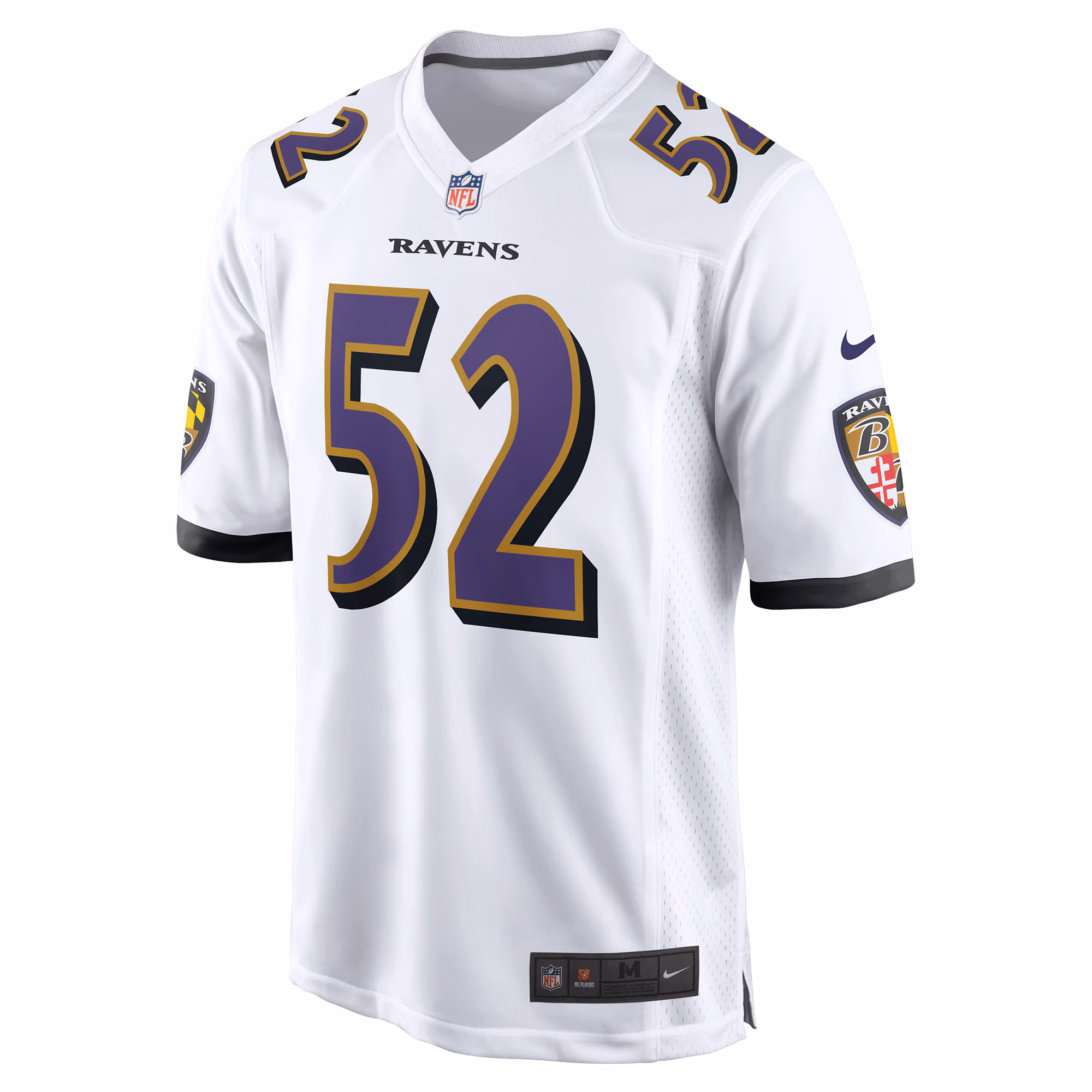 Ray Lewis Baltimore Ravens Retired Player Game Jersey - White