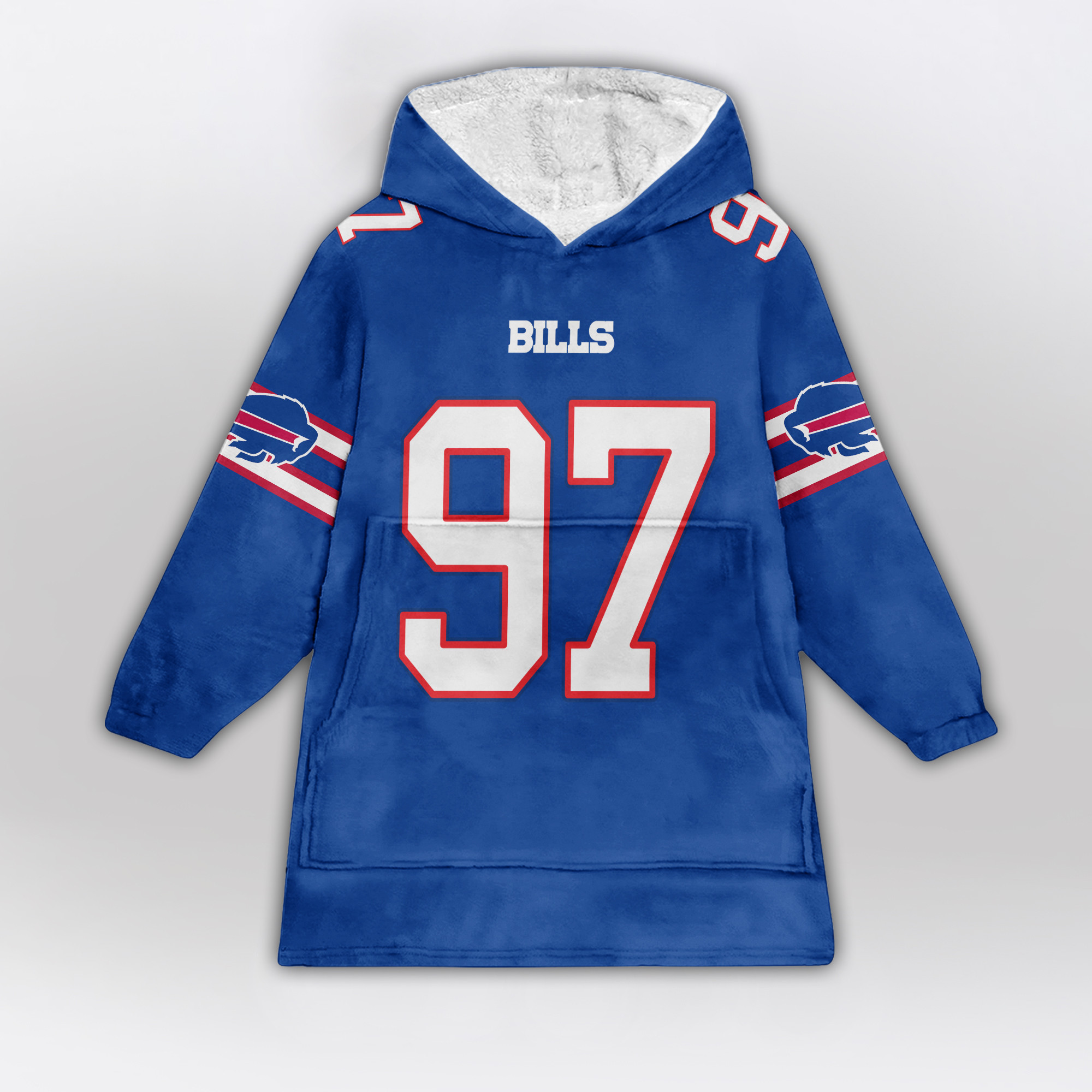 Kid 97 Buffalo Football Unisex Blanket Hoodie