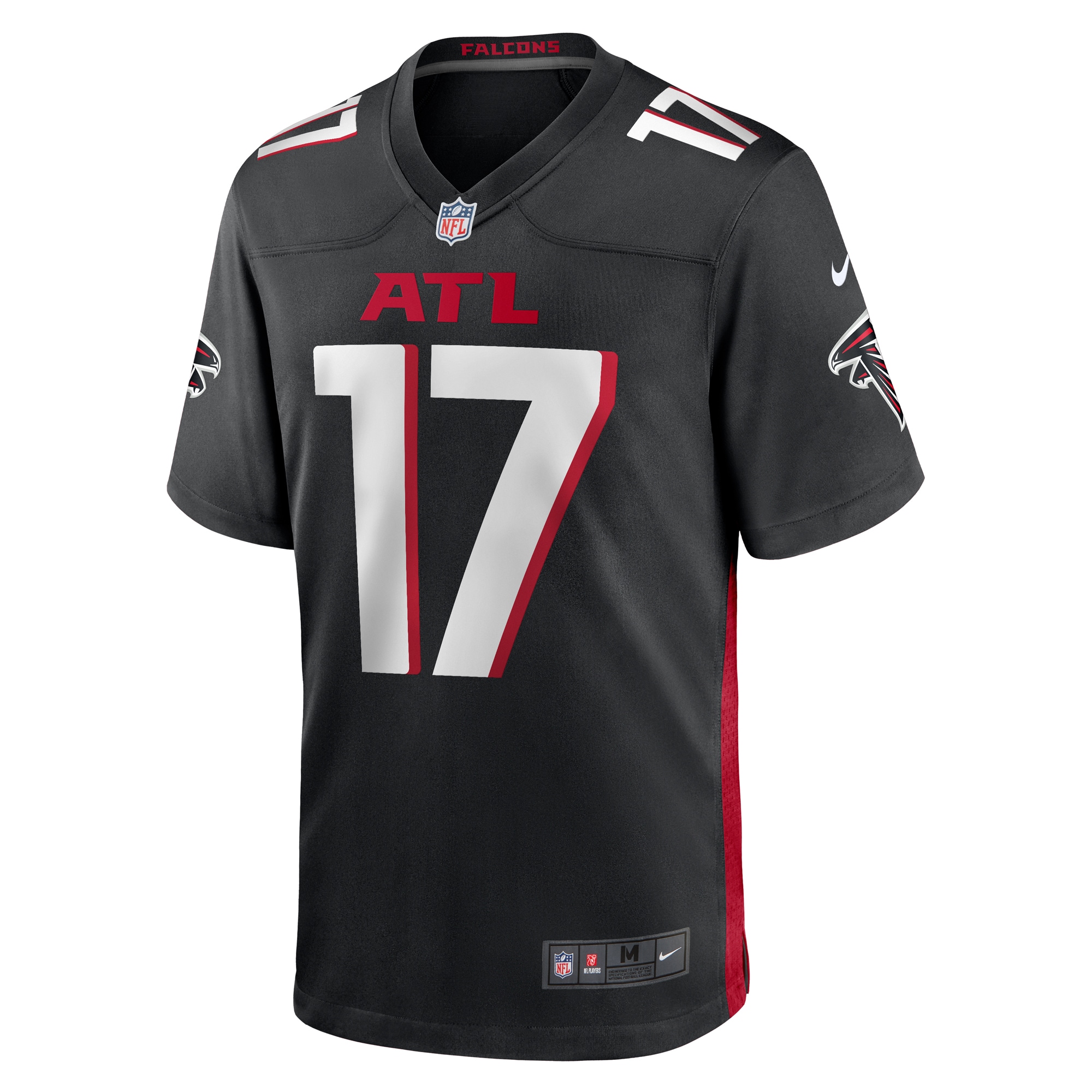 Arnold Ebiketie Atlanta Falcons Team Game Jersey -  Black